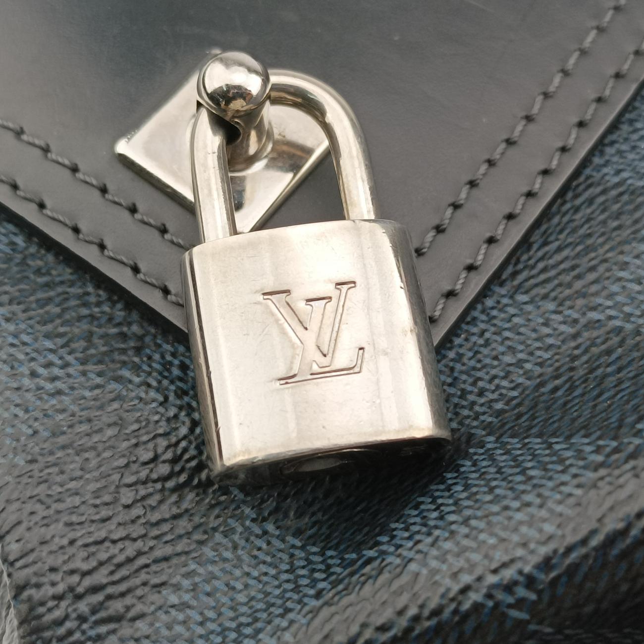 Pre-owned Louis Vuitton Greenwich Noir Damier Cobalt N41351 shoulderbag | stylenewstar