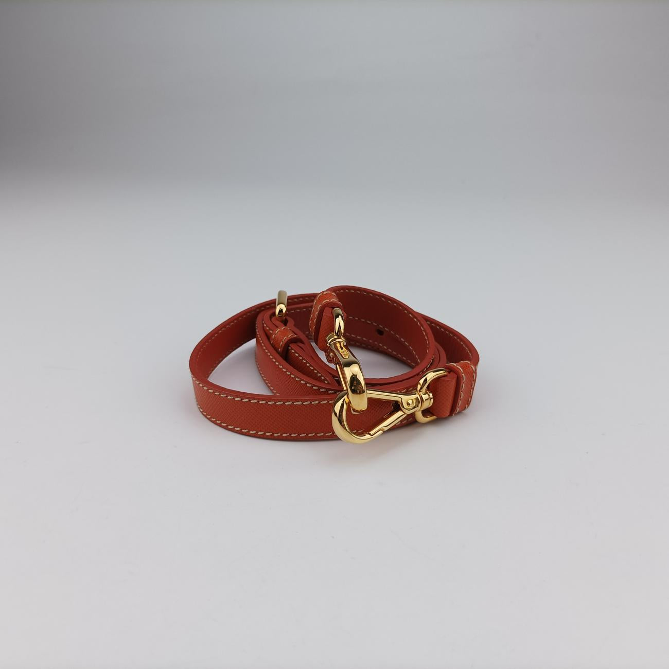 Vintage Prada Triangle Logo Orange nylon  shoulderbag | stylenewstar