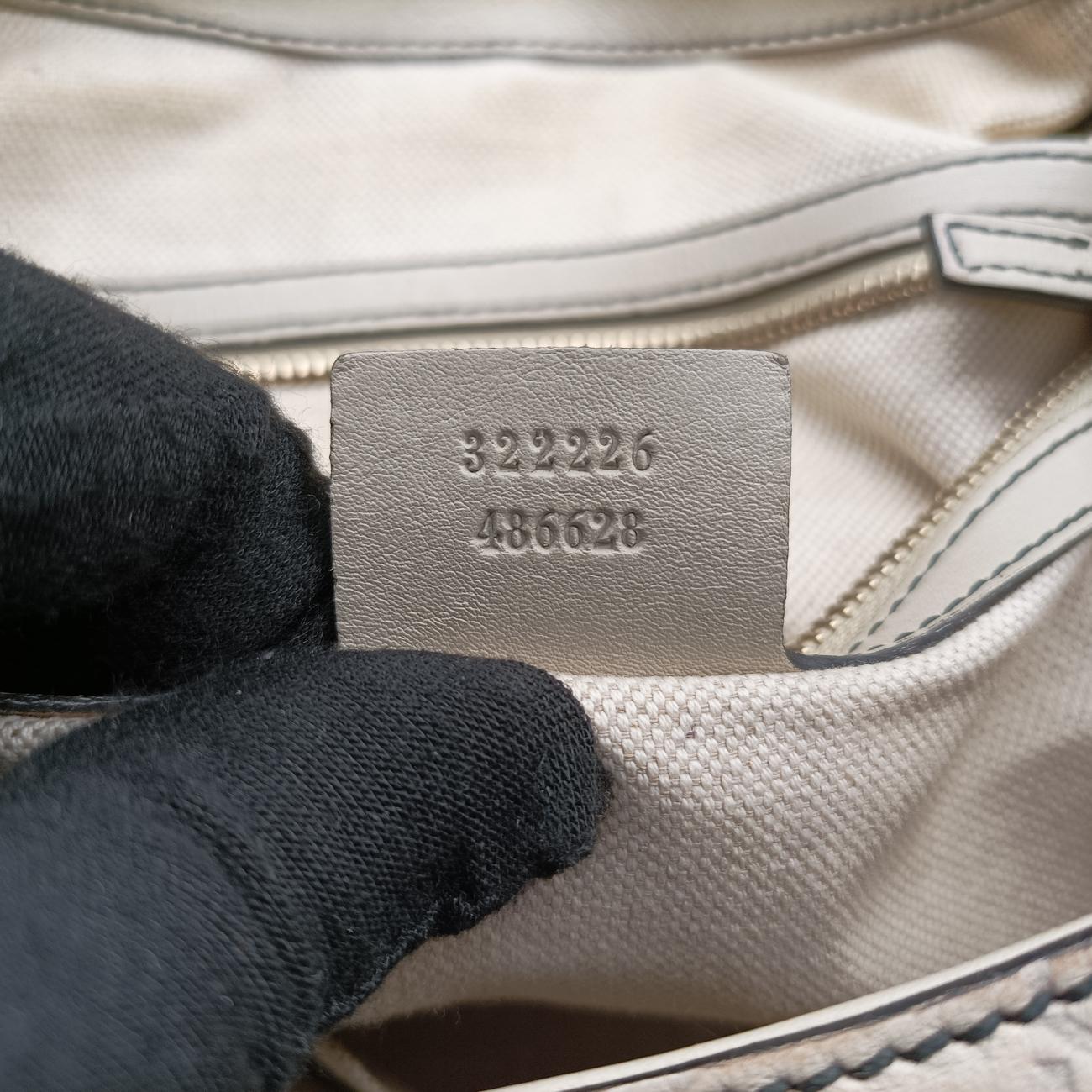 Pre-owned Gucci Emily Hobo Beige Leather 322226 shoulderbag | stylenewstar