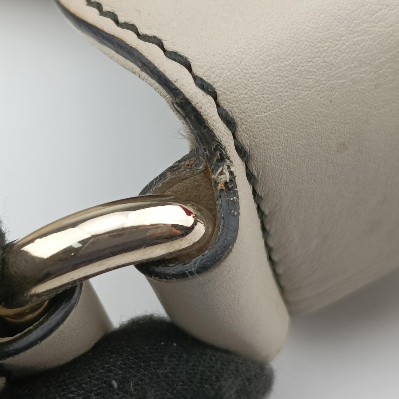 Pre-owned Gucci Emily Hobo Beige Leather 322226 shoulderbag | stylenewstar