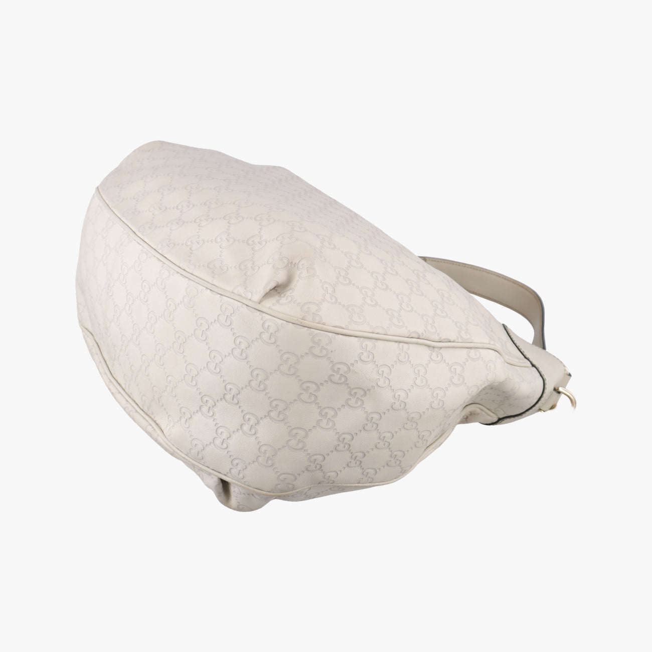 Pre-owned Gucci Emily Hobo Beige Leather 322226 shoulderbag | stylenewstar