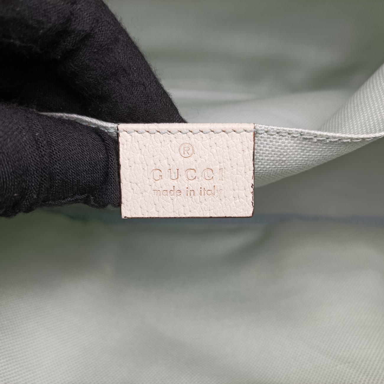 Pre-owned Gucci GG pattern children's handbag Green×Multicolour Canvas×Leather 628159 handbag | stylenewstar