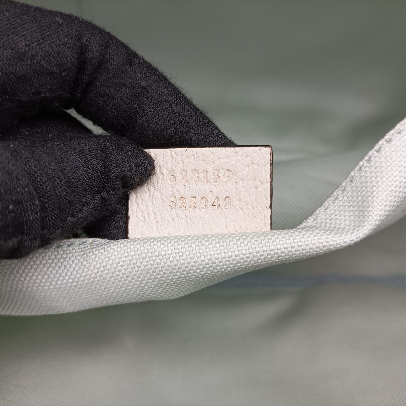 Pre-owned Gucci GG pattern children's handbag Green×Multicolour Canvas×Leather 628159 handbag | stylenewstar