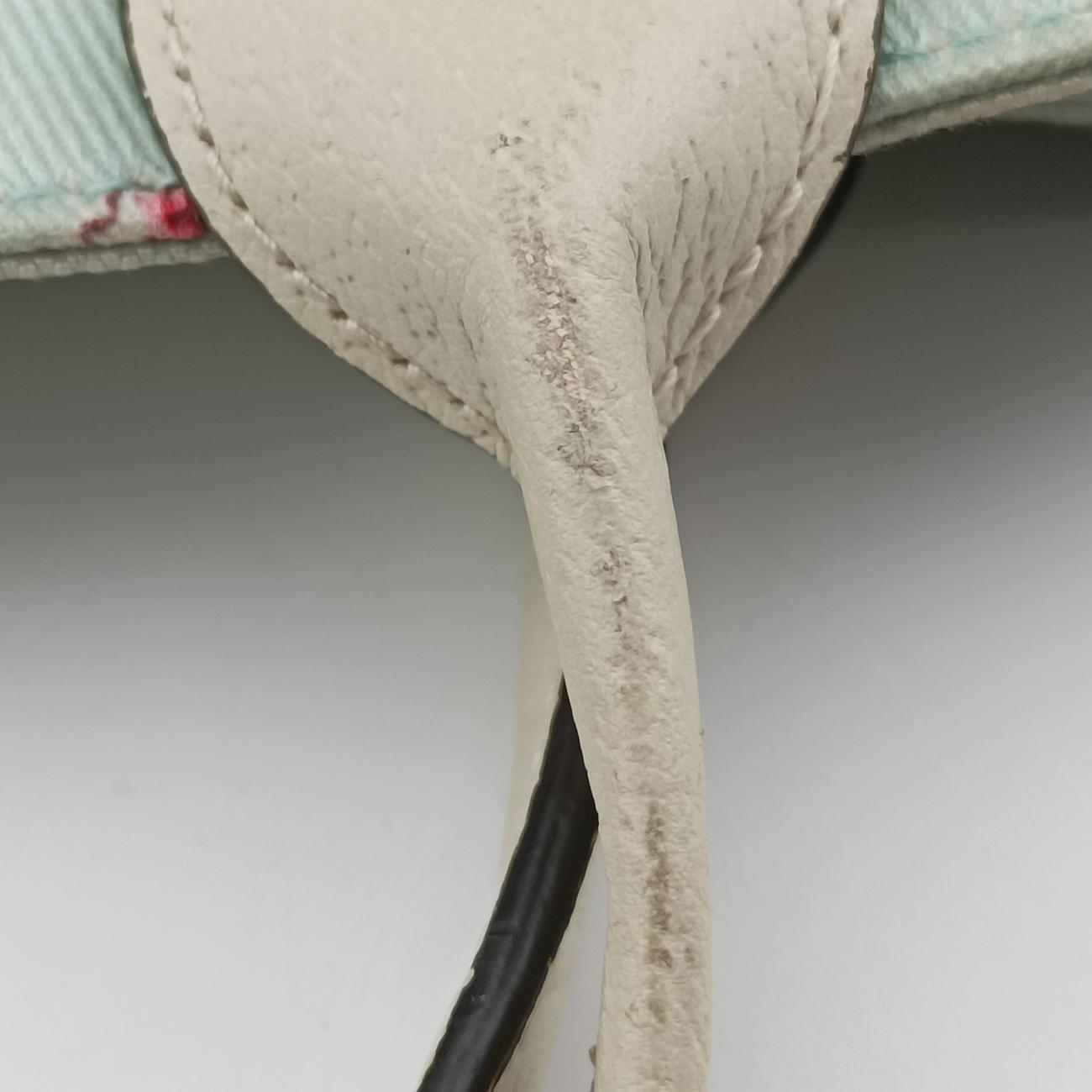 Pre-owned Gucci GG pattern children's handbag Green×Multicolour Canvas×Leather 628159 handbag | stylenewstar