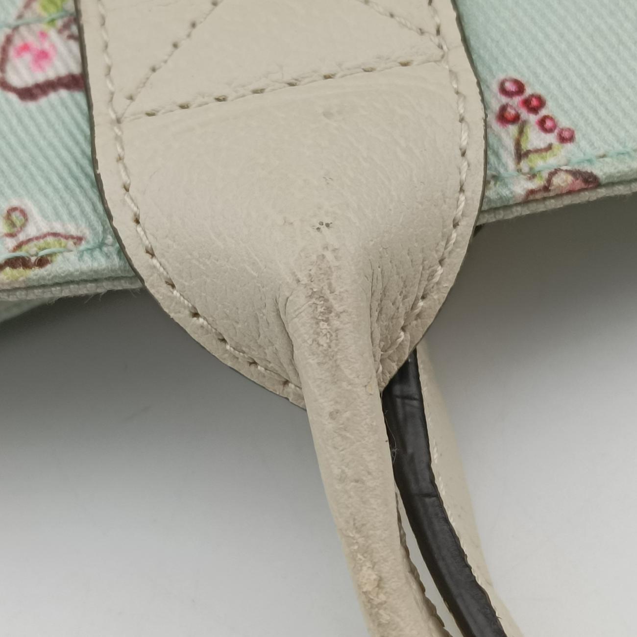 Pre-owned Gucci GG pattern children's handbag Green×Multicolour Canvas×Leather 628159 handbag | stylenewstar