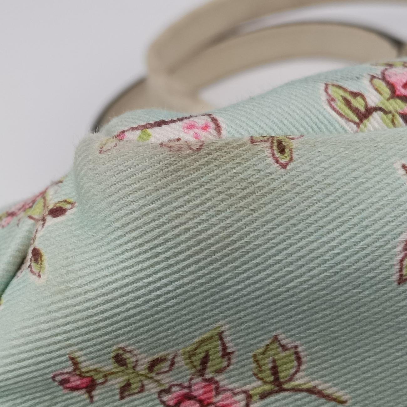 Pre-owned Gucci GG pattern children's handbag Green×Multicolour Canvas×Leather 628159 handbag | stylenewstar