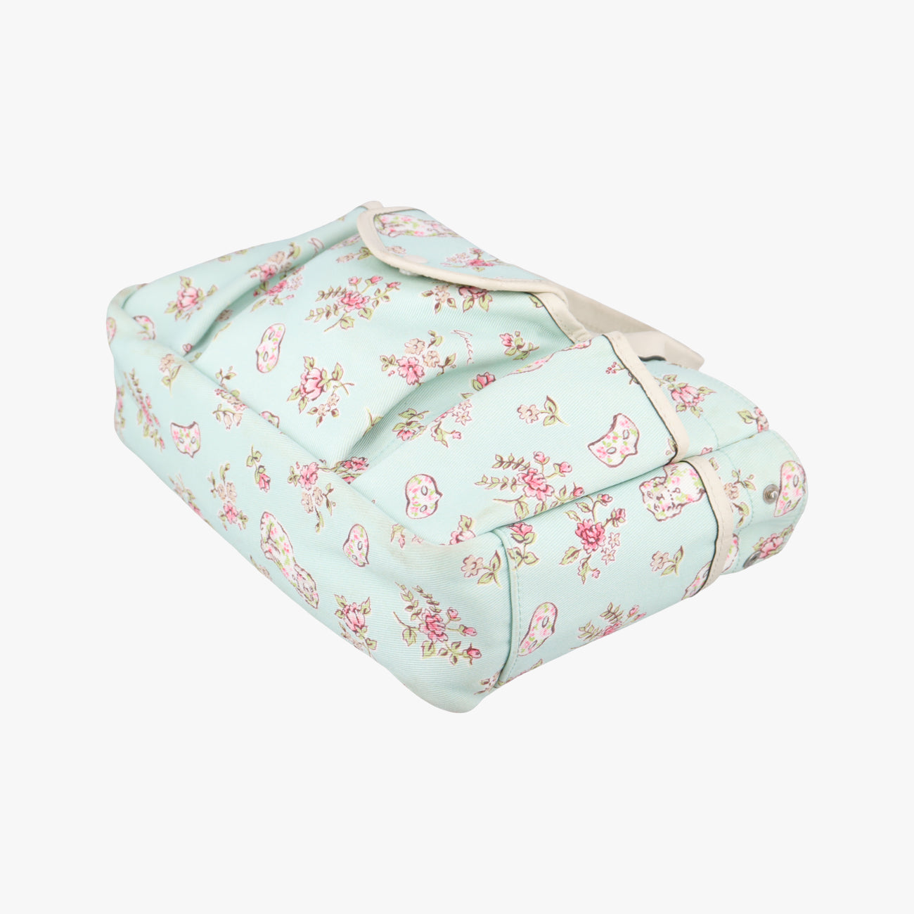 Pre-owned Gucci GG pattern children's handbag Green×Multicolour Canvas×Leather 628159 handbag | stylenewstar