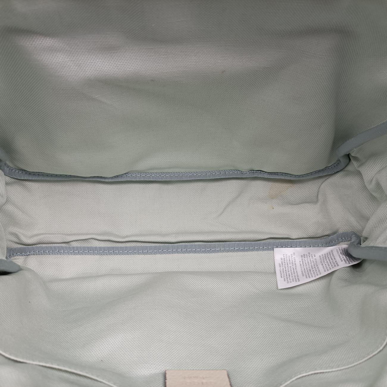 Pre-owned Gucci GG pattern children's handbag Green×Multicolour Canvas×Leather 628159 handbag | stylenewstar