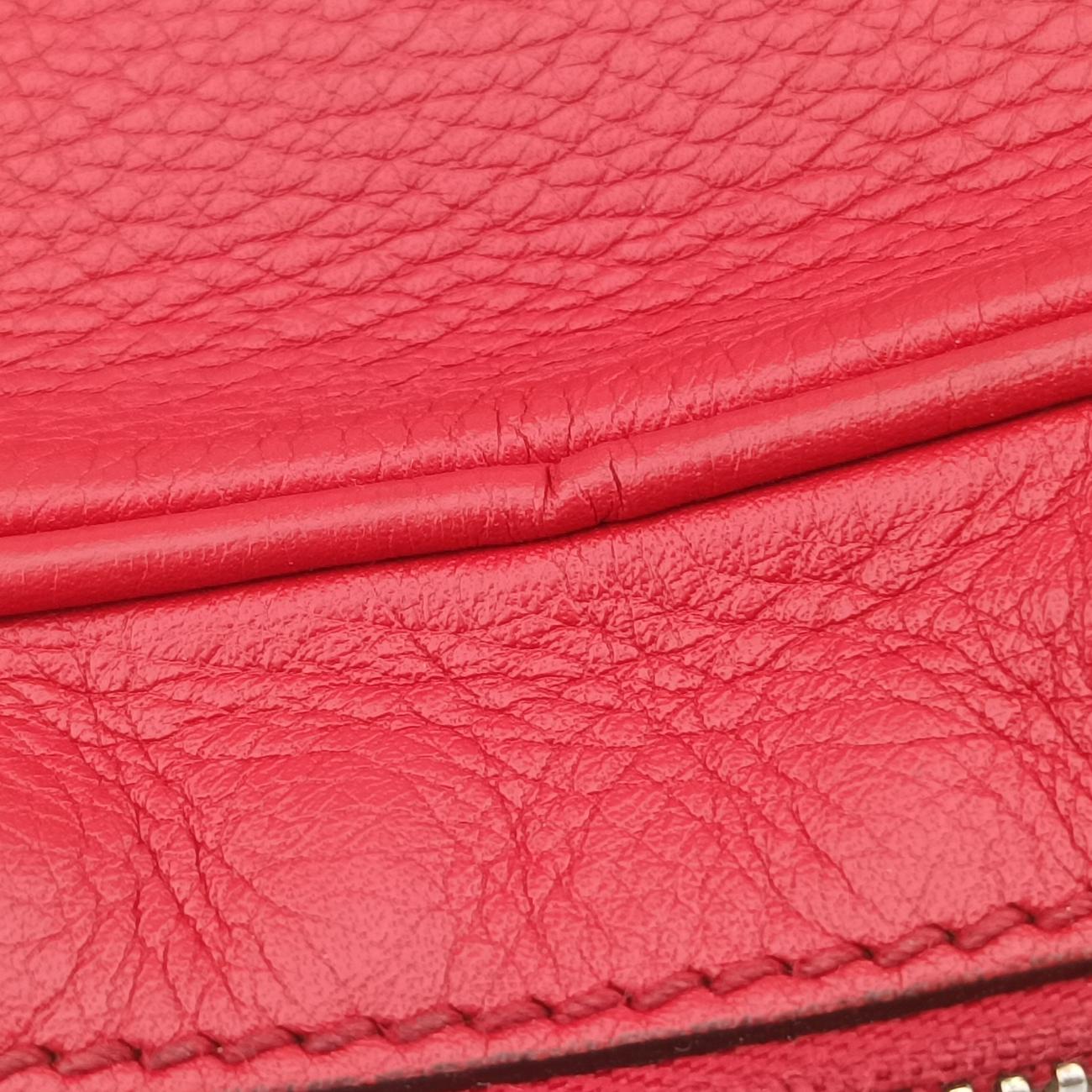 Pre-owned Gucci Soho Red Leather 308364 shoulderbag | stylenewstar