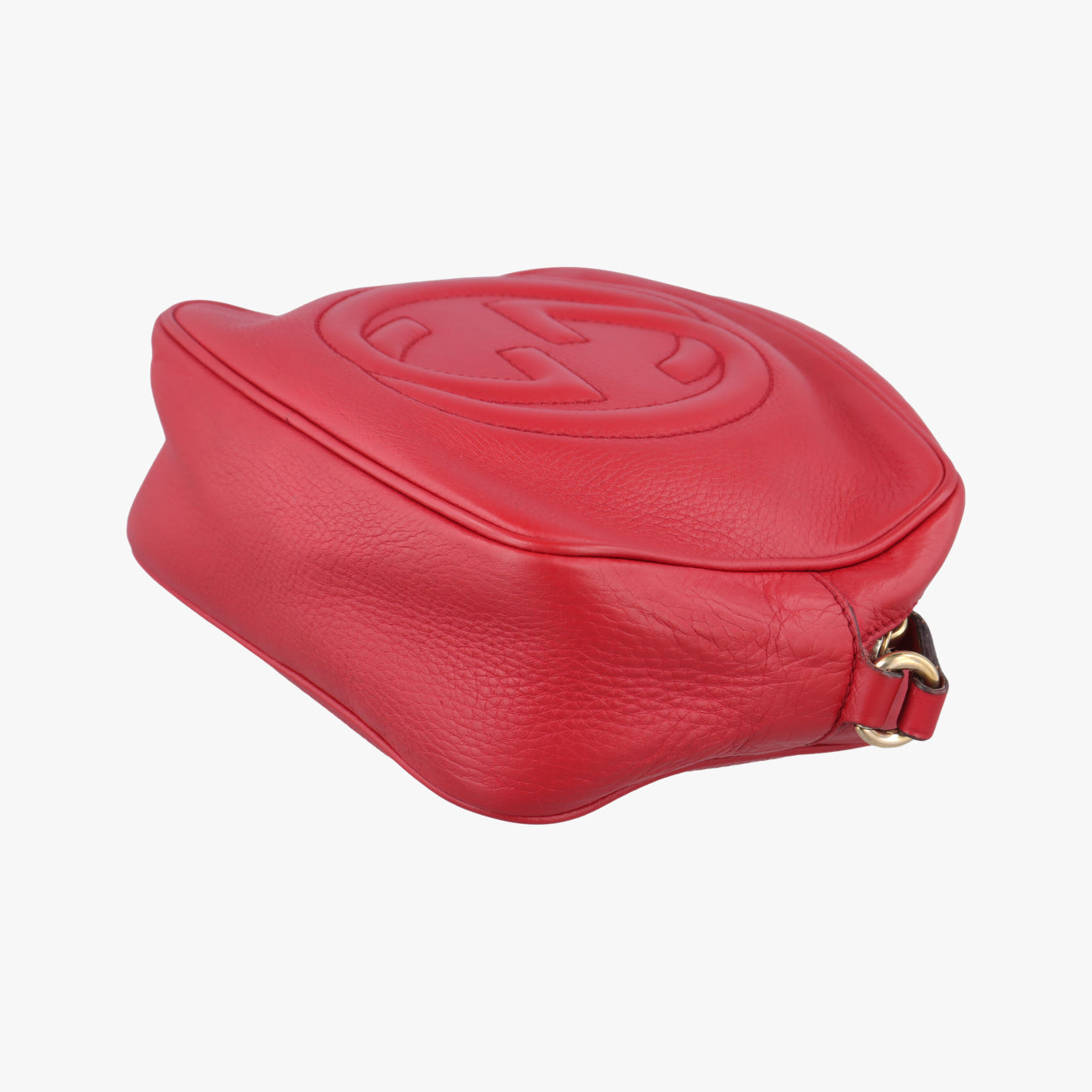 Pre-owned Gucci Soho Red Leather 308364 shoulderbag | stylenewstar