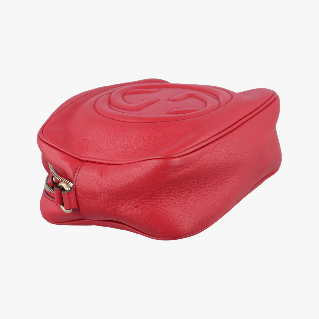 Pre-owned Gucci Soho Red Leather 308364 shoulderbag | stylenewstar