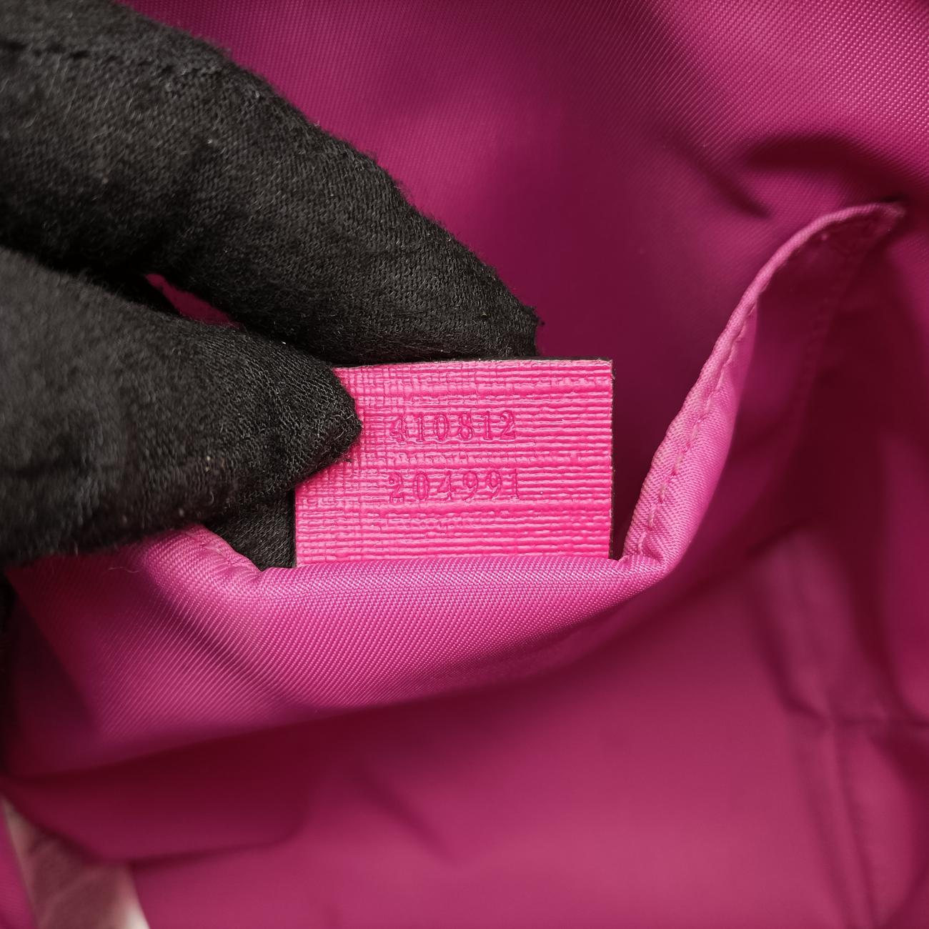 Pre-owned Gucci Floral and mushroom print Yellow×Multicolour PVC coated canvas 410812 handbag | stylenewstar