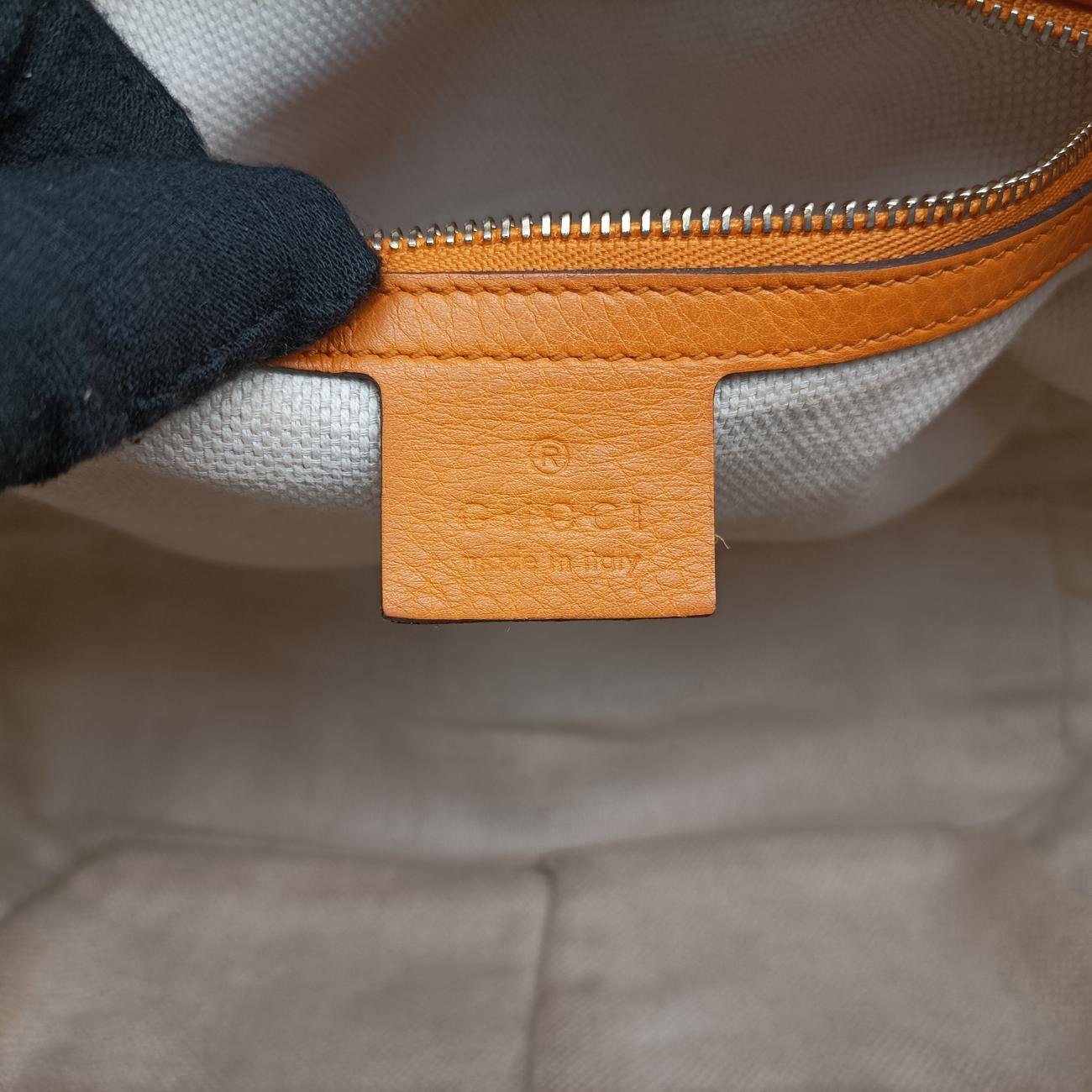 Pre-owned Gucci Soho Yellow Leather 369176 shoulderbag | stylenewstar