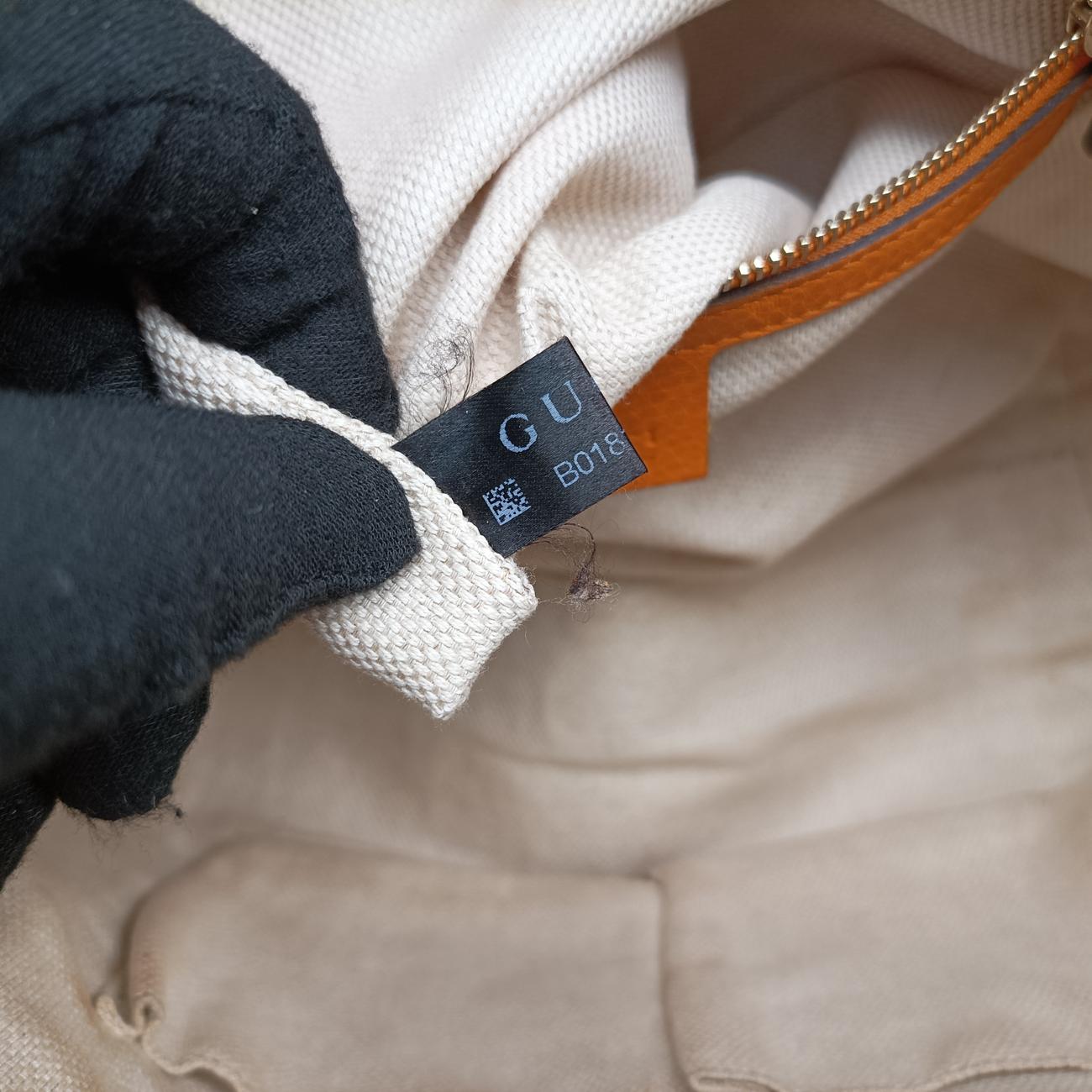 Pre-owned Gucci Soho Yellow Leather 369176 shoulderbag | stylenewstar