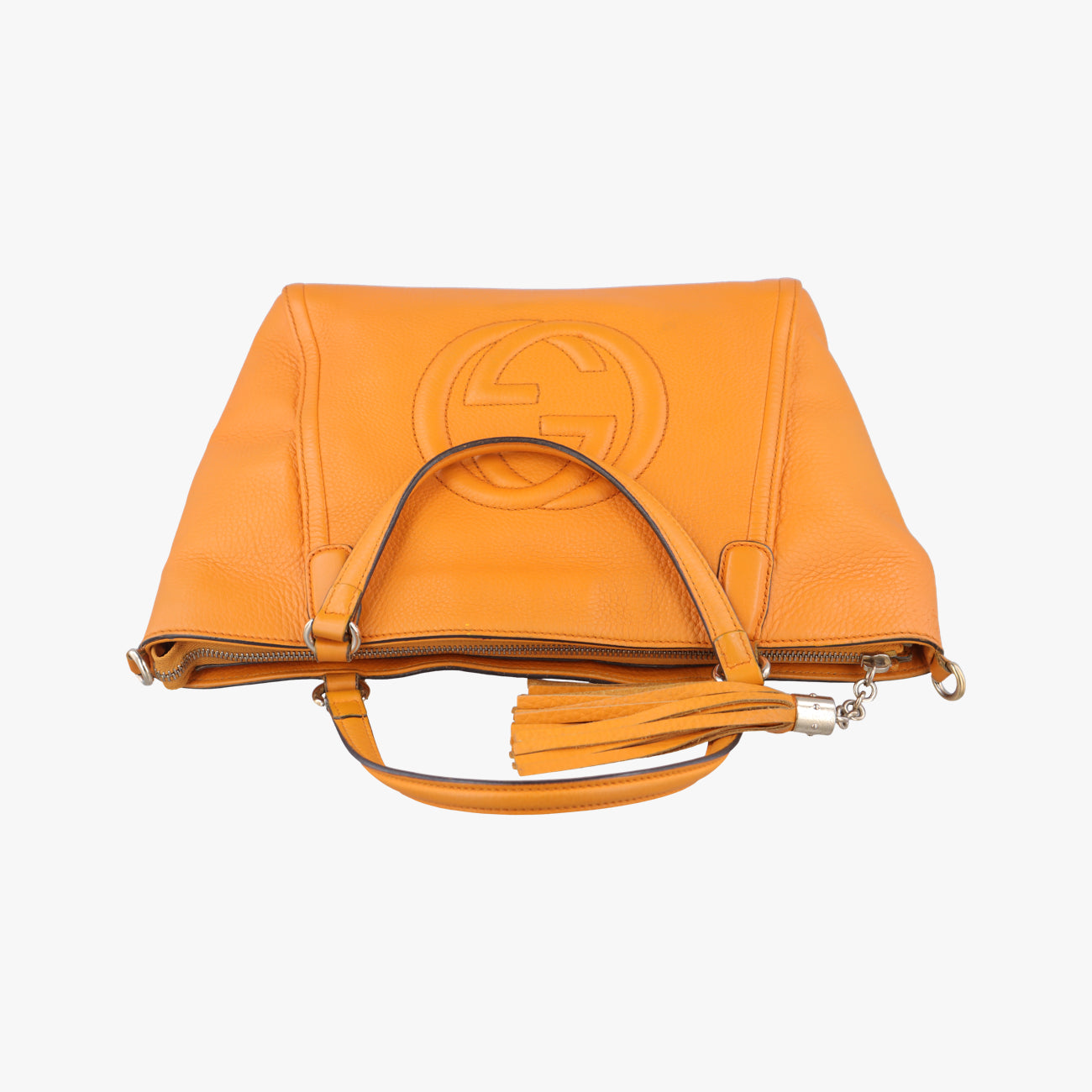 Pre-owned Gucci Soho Yellow Leather 369176 shoulderbag | stylenewstar