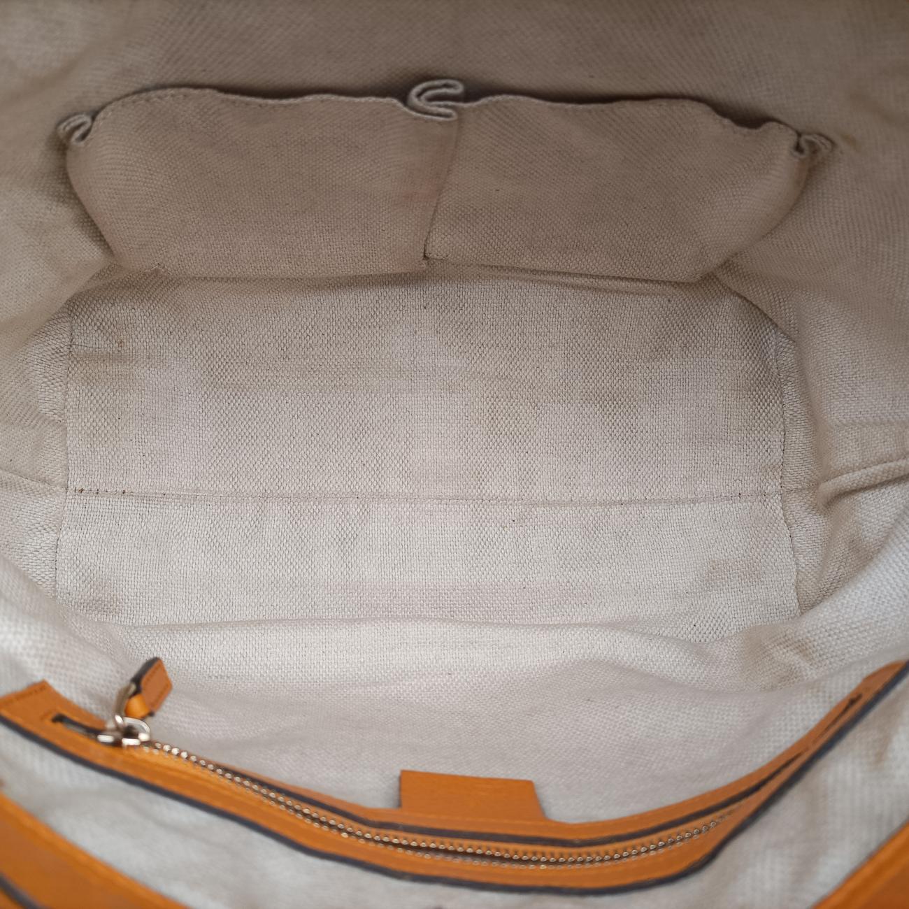 Pre-owned Gucci Soho Yellow Leather 369176 shoulderbag | stylenewstar