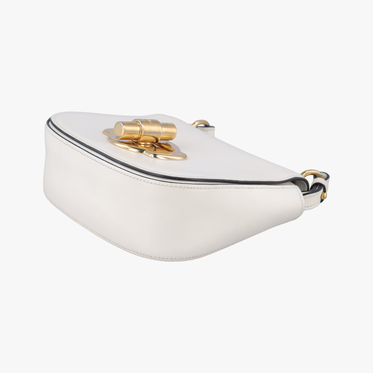 Secondhand Prada Pioneer White Leather 1BD239 shoulderbag | stylenewstar