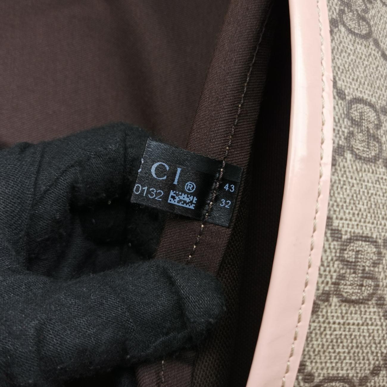 Secondhand Gucci GG Plus Messenger Beige x Pink PVC coated canvas 201732 crossbodybag | stylenewstar