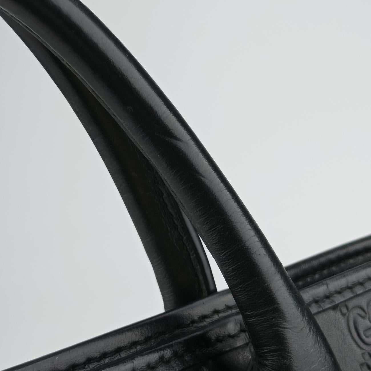 Vintage Gucci Guccissima Black Leather 246410 handbag | stylenewstar