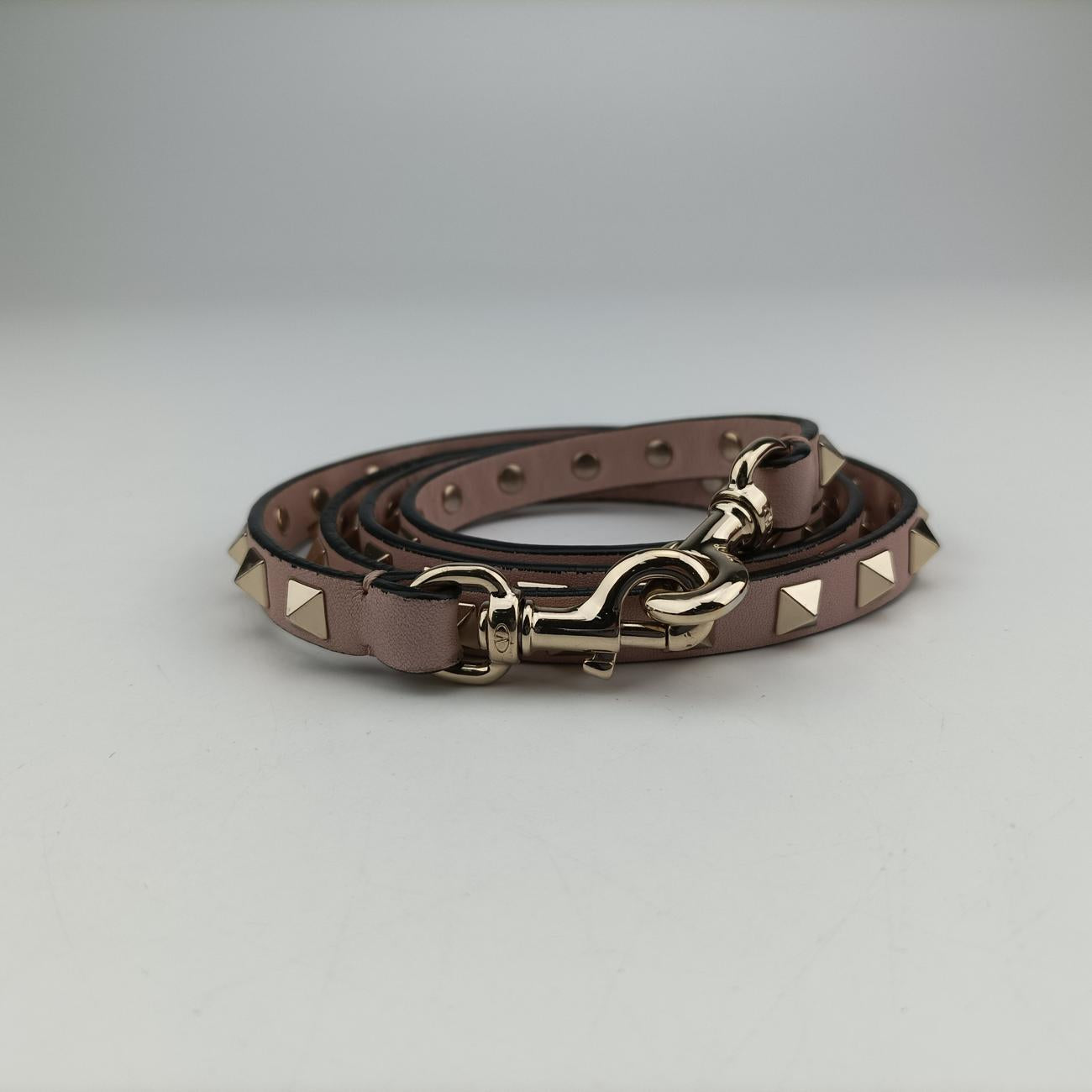 Pre-owned Valentino Rockstud Pink×Blue×Yellow Leather  shoulderbag | stylenewstar