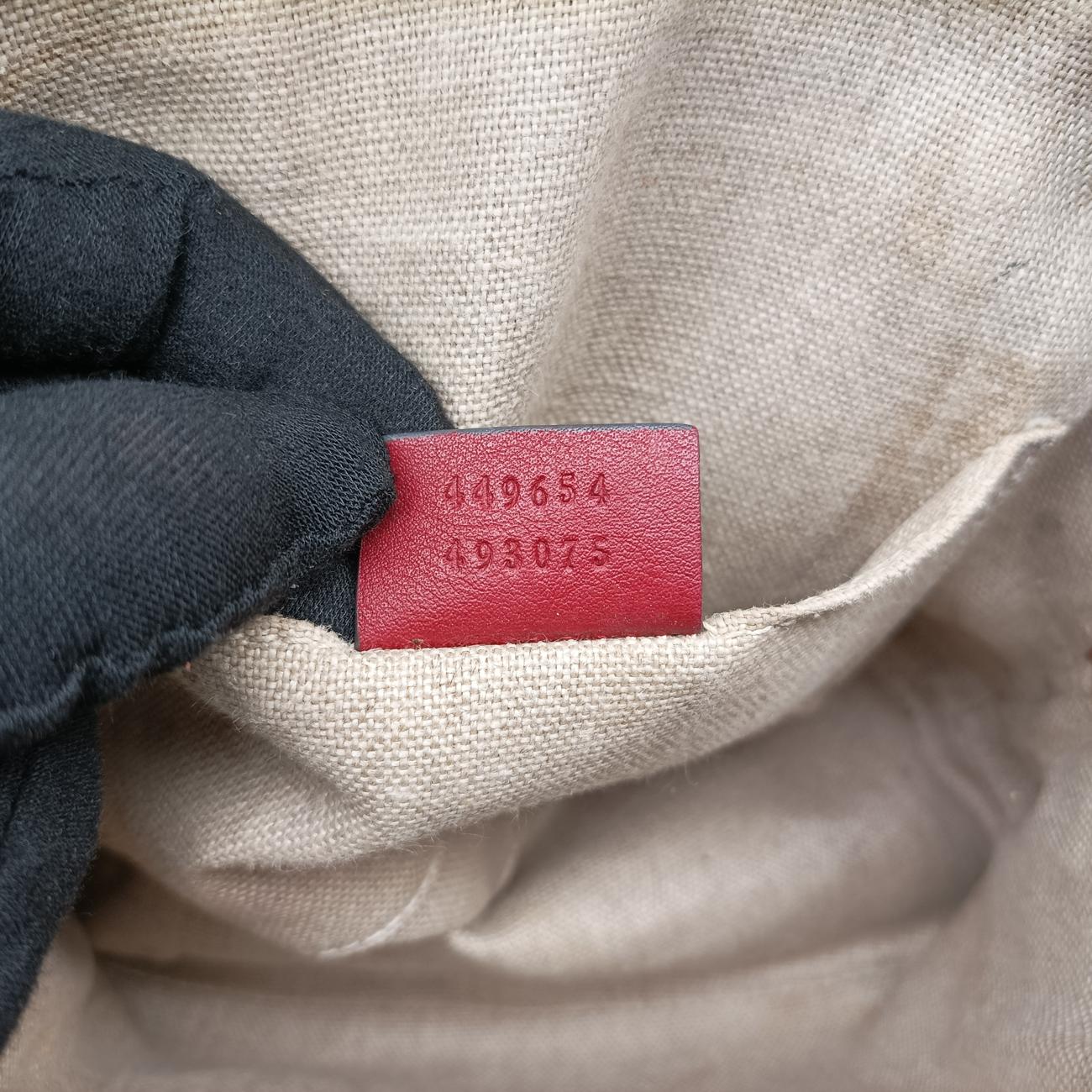 Pre-owned Gucci Microguccissima Red Leather 449654 handbag | stylenewstar