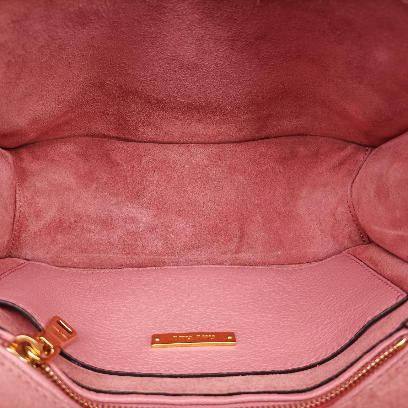 Pre-owned Miu Miu Miu Lady Pink×multicolor Leather  shoulderbag | stylenewstar