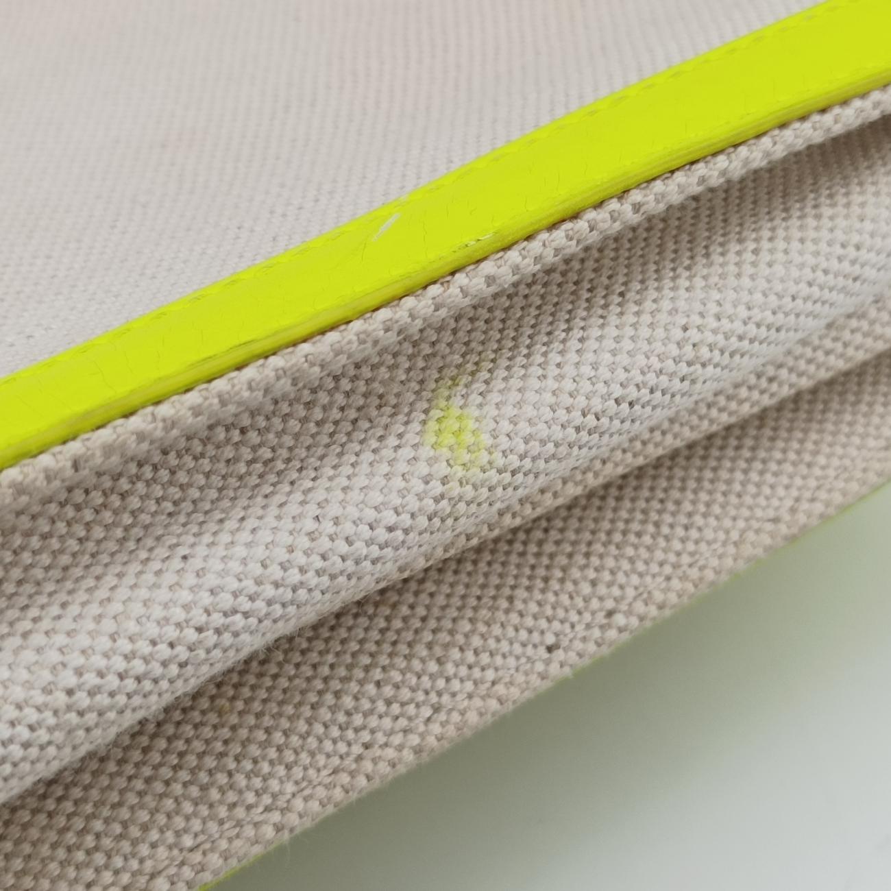 Pre-owned Balenciaga Original Yellow×beige Canvas×leather  shoulderbag | stylenewstar