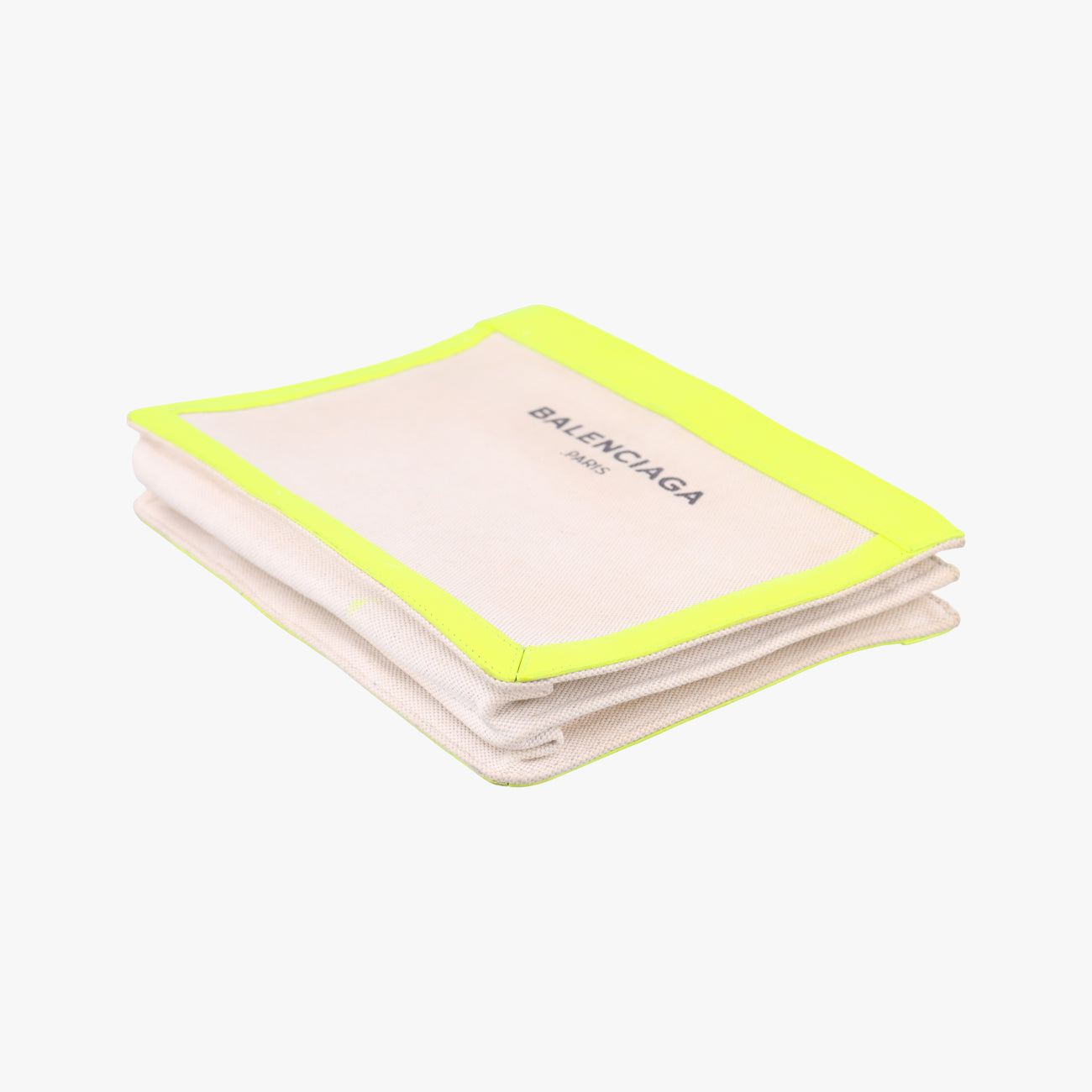 Pre-owned Balenciaga Original Yellow×beige Canvas×leather  shoulderbag | stylenewstar