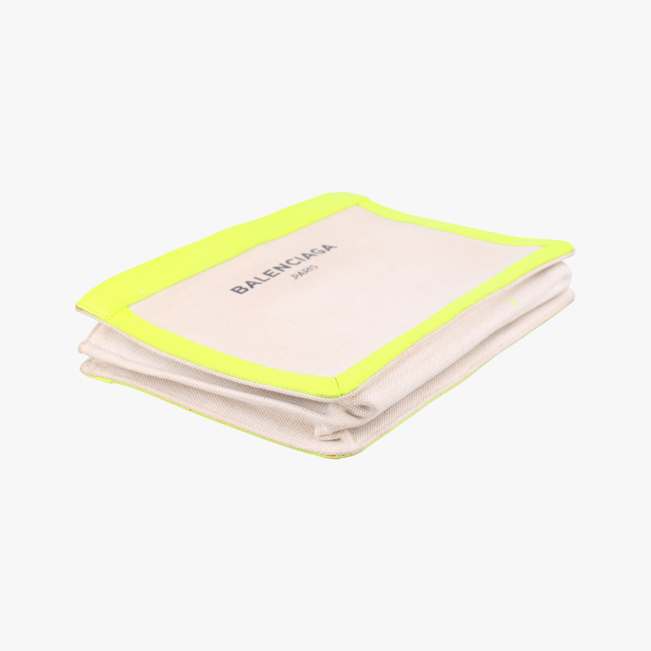 Pre-owned Balenciaga Original Yellow×beige Canvas×leather  shoulderbag | stylenewstar