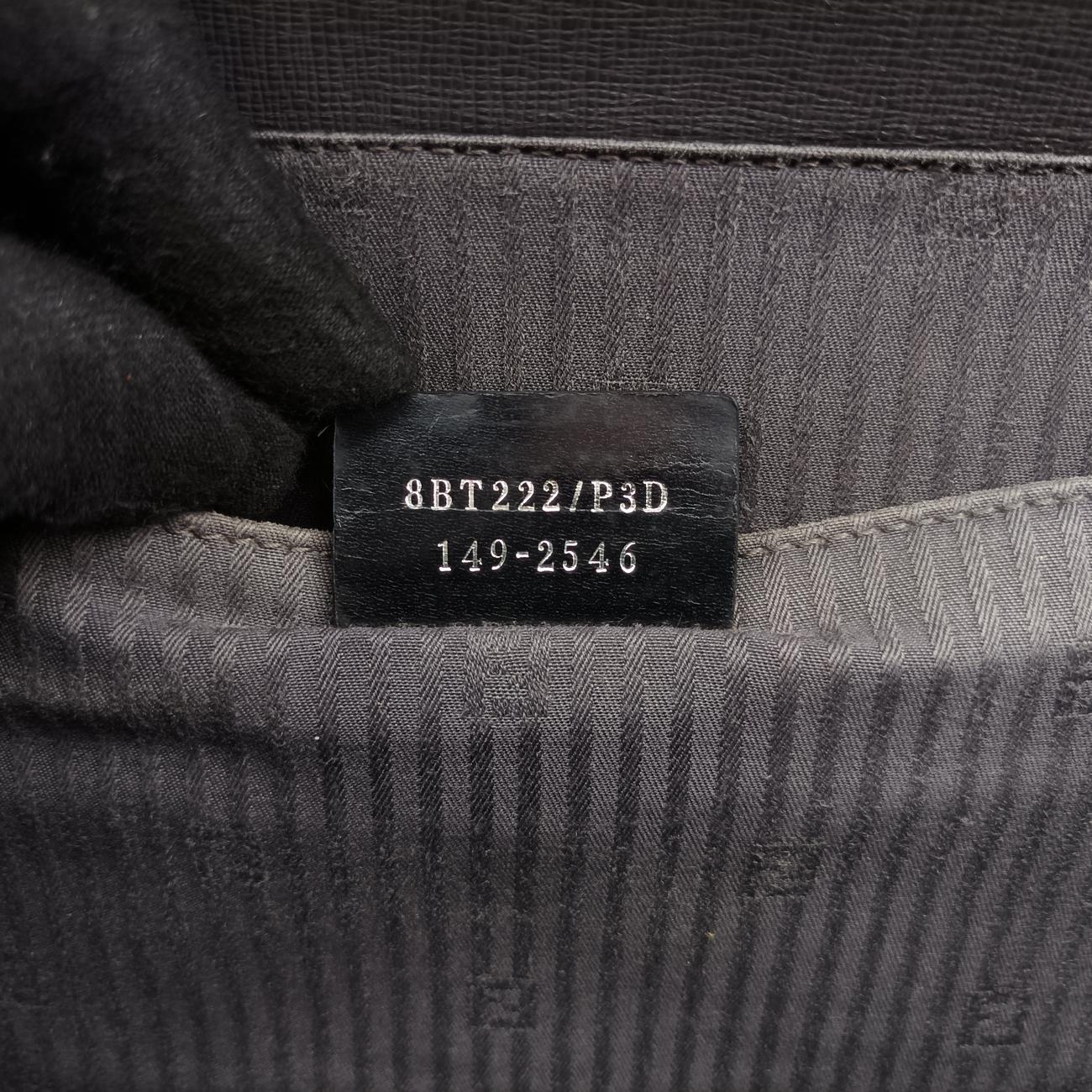 Pre-owned Fendi Demi Jour Grey Leather 8BT222 shoulderbag | stylenewstar