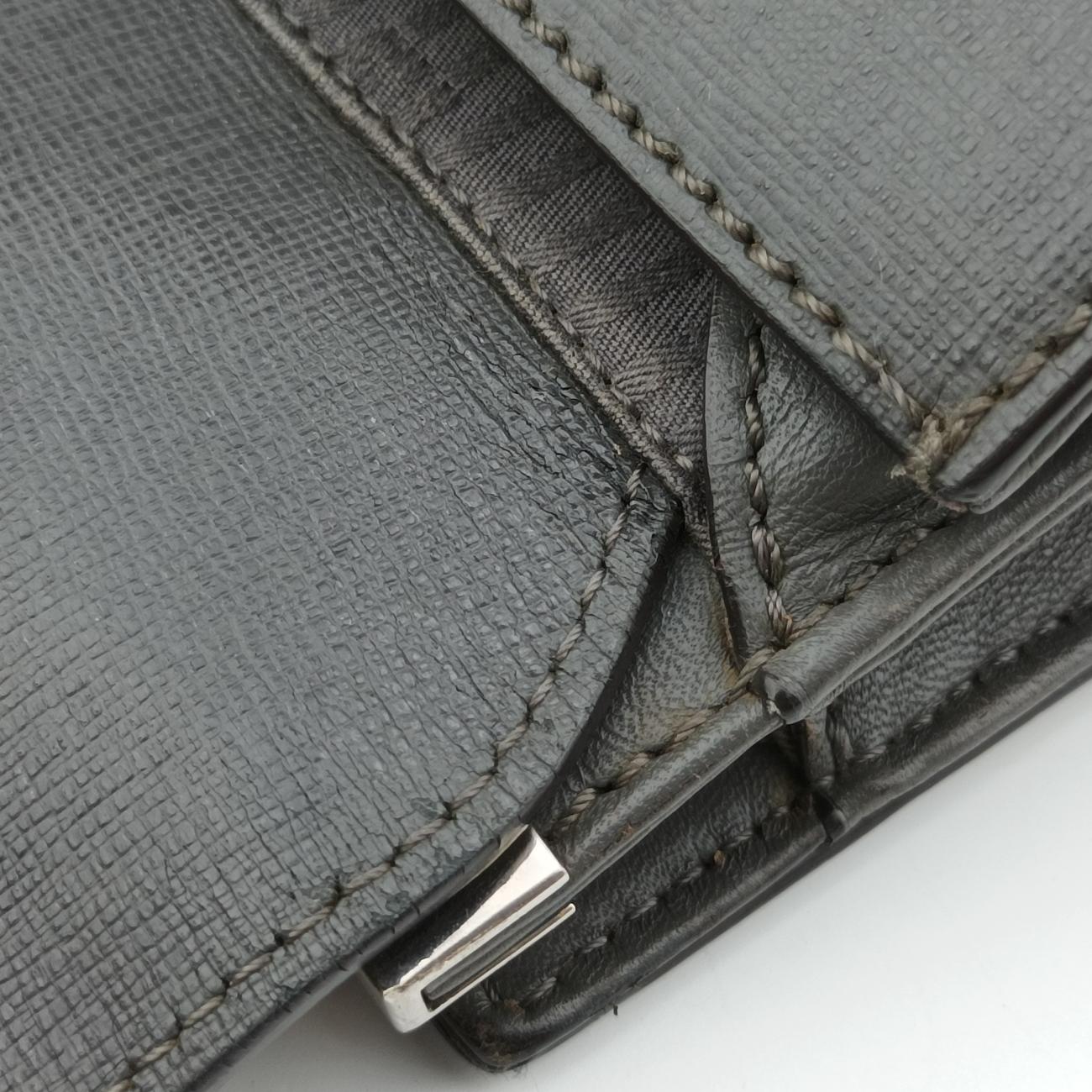 Pre-owned Fendi Demi Jour Grey Leather 8BT222 shoulderbag | stylenewstar