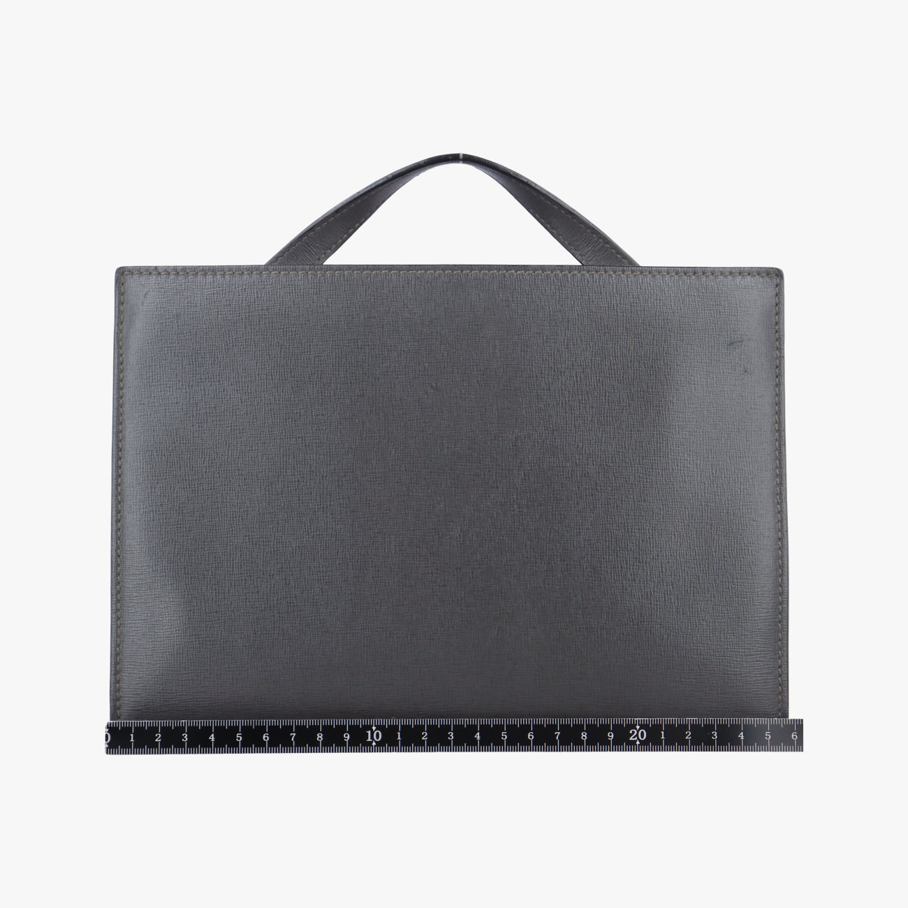 Pre-owned Fendi Demi Jour Grey Leather 8BT222 shoulderbag | stylenewstar