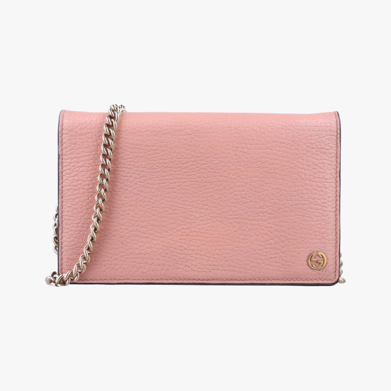 Pre-owned Gucci Interlocking G Blossom Betty Pink Leather 466506 shoulderbag | stylenewstar