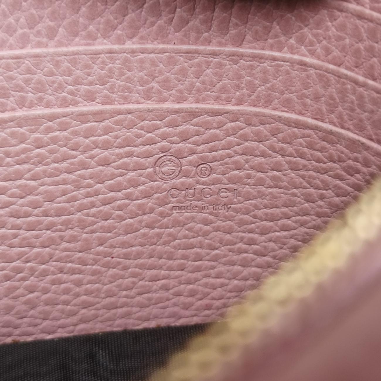 Pre-owned Gucci Interlocking G Blossom Betty Pink Leather 466506 shoulderbag | stylenewstar