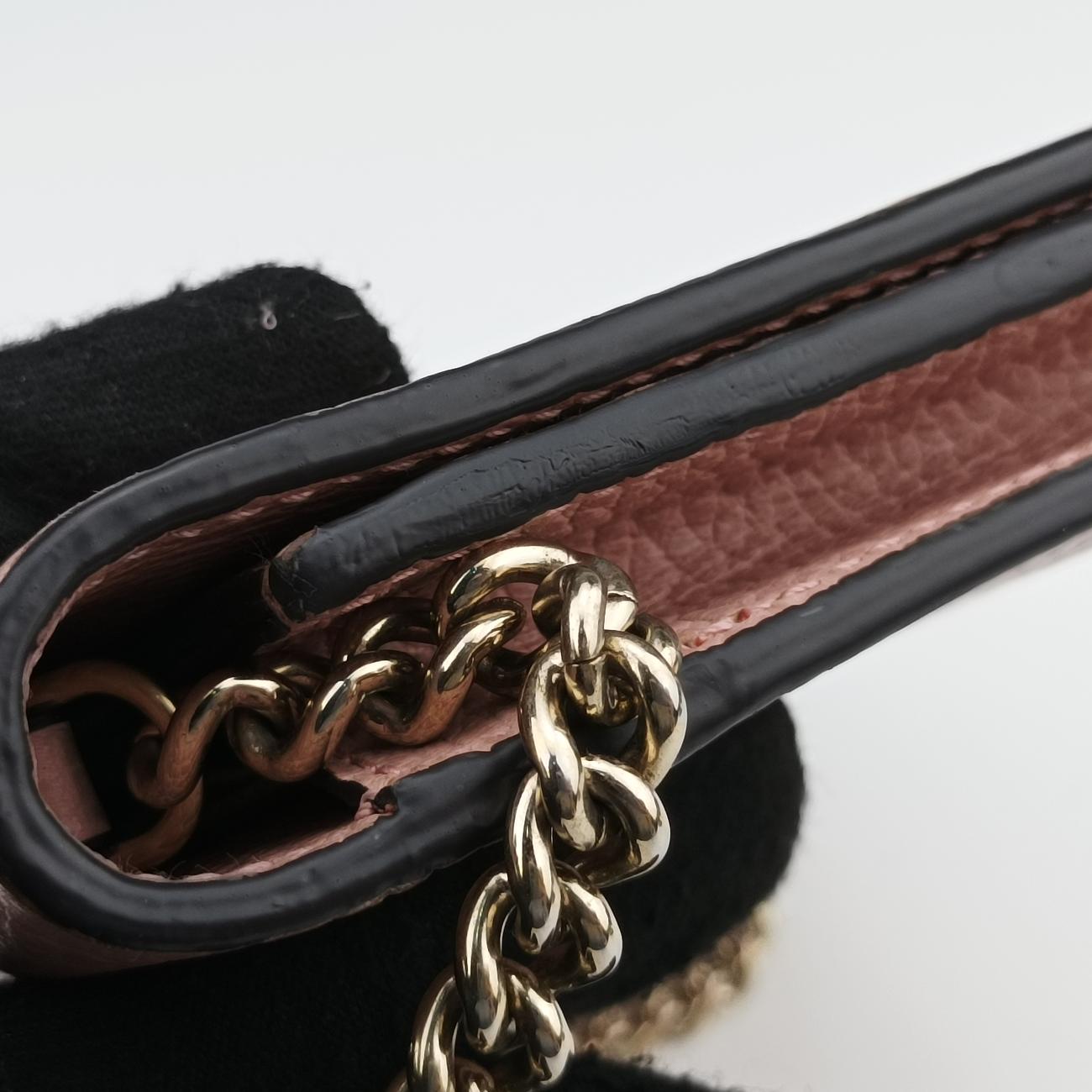 Pre-owned Gucci Interlocking G Blossom Betty Pink Leather 466506 shoulderbag | stylenewstar