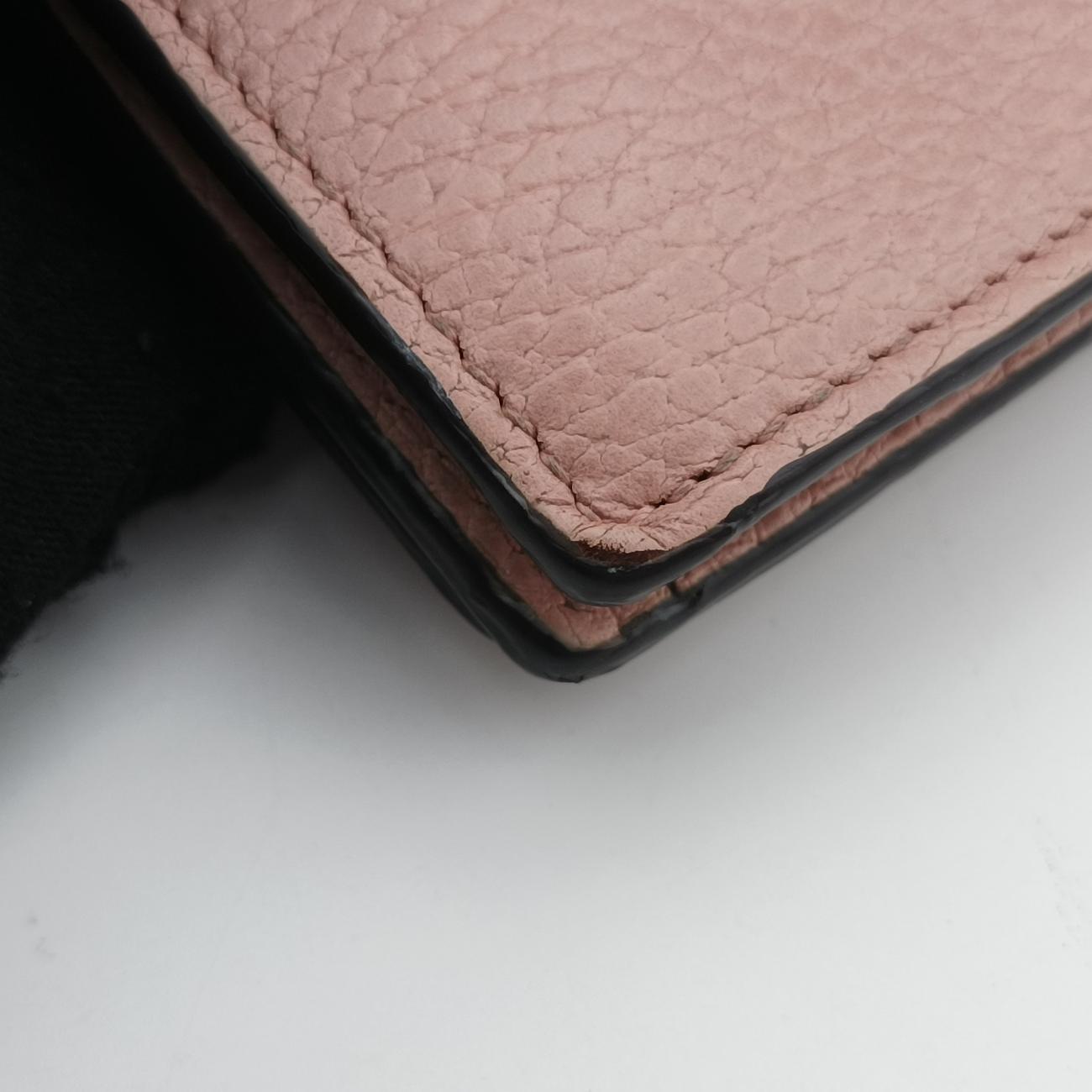 Pre-owned Gucci Interlocking G Blossom Betty Pink Leather 466506 shoulderbag | stylenewstar