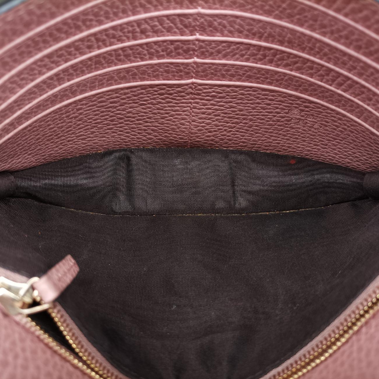 Pre-owned Gucci Interlocking G Blossom Betty Pink Leather 466506 shoulderbag | stylenewstar