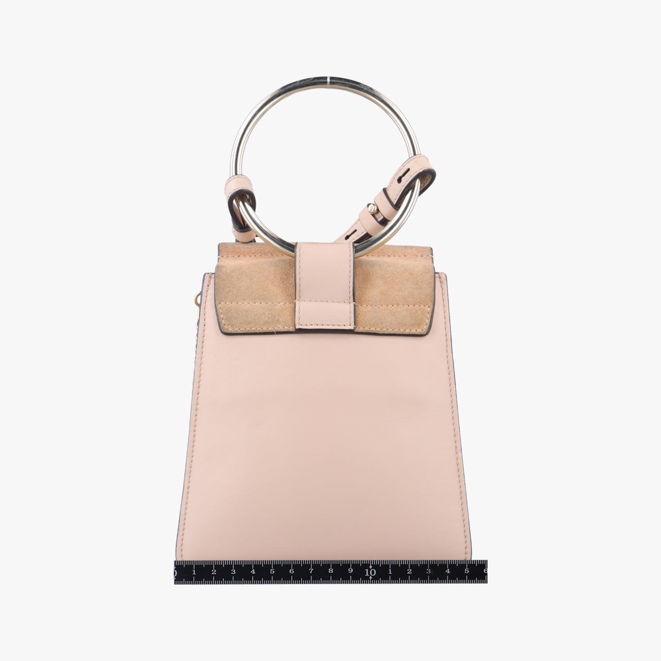 Pre-owned Chloe FAYE Pink×Beige Leather × suede  shoulderbag | stylenewstar