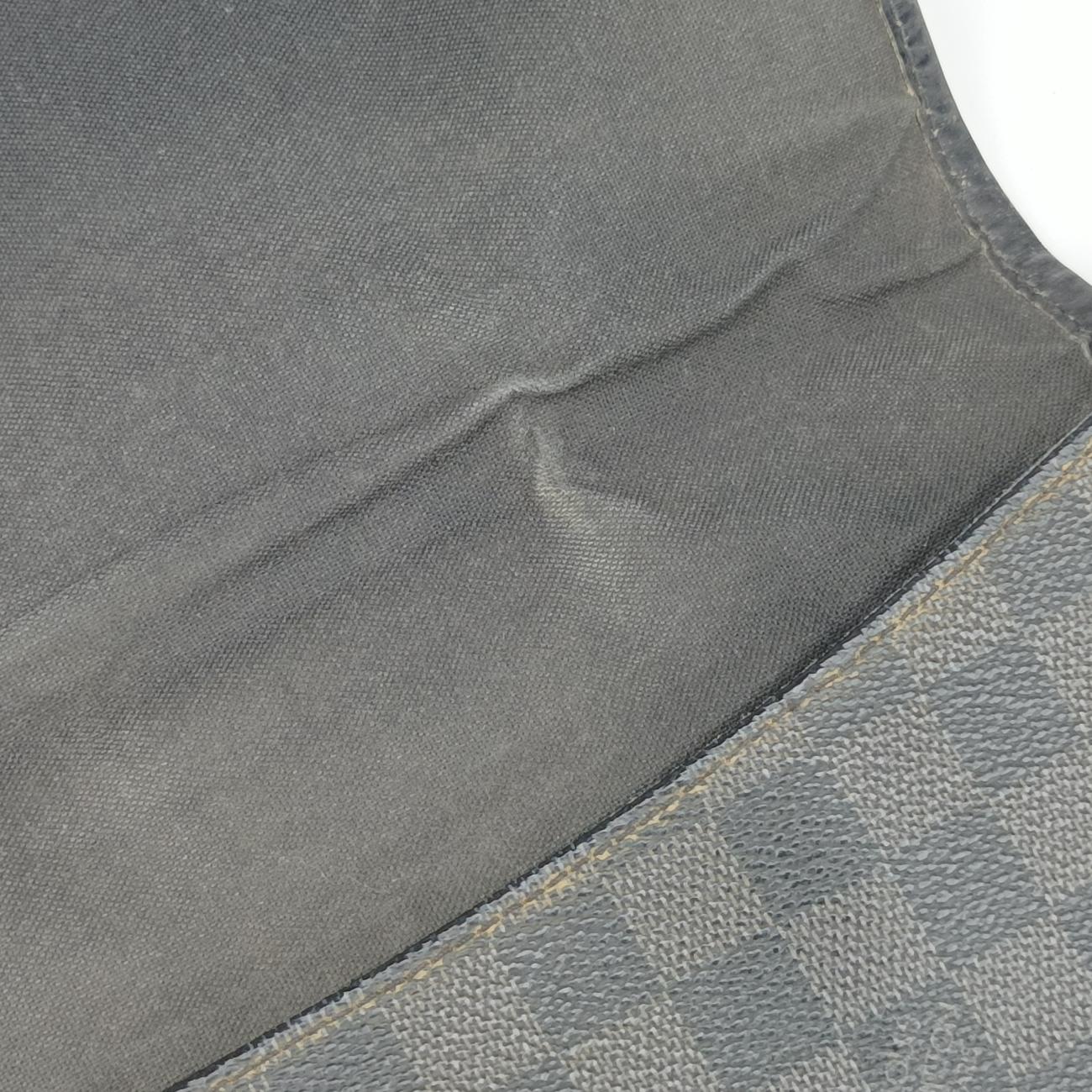 Pre-owned Louis Vuitton DANIEL MM Noir Damier GRAPHITE N58029 shoulderbag | stylenewstar