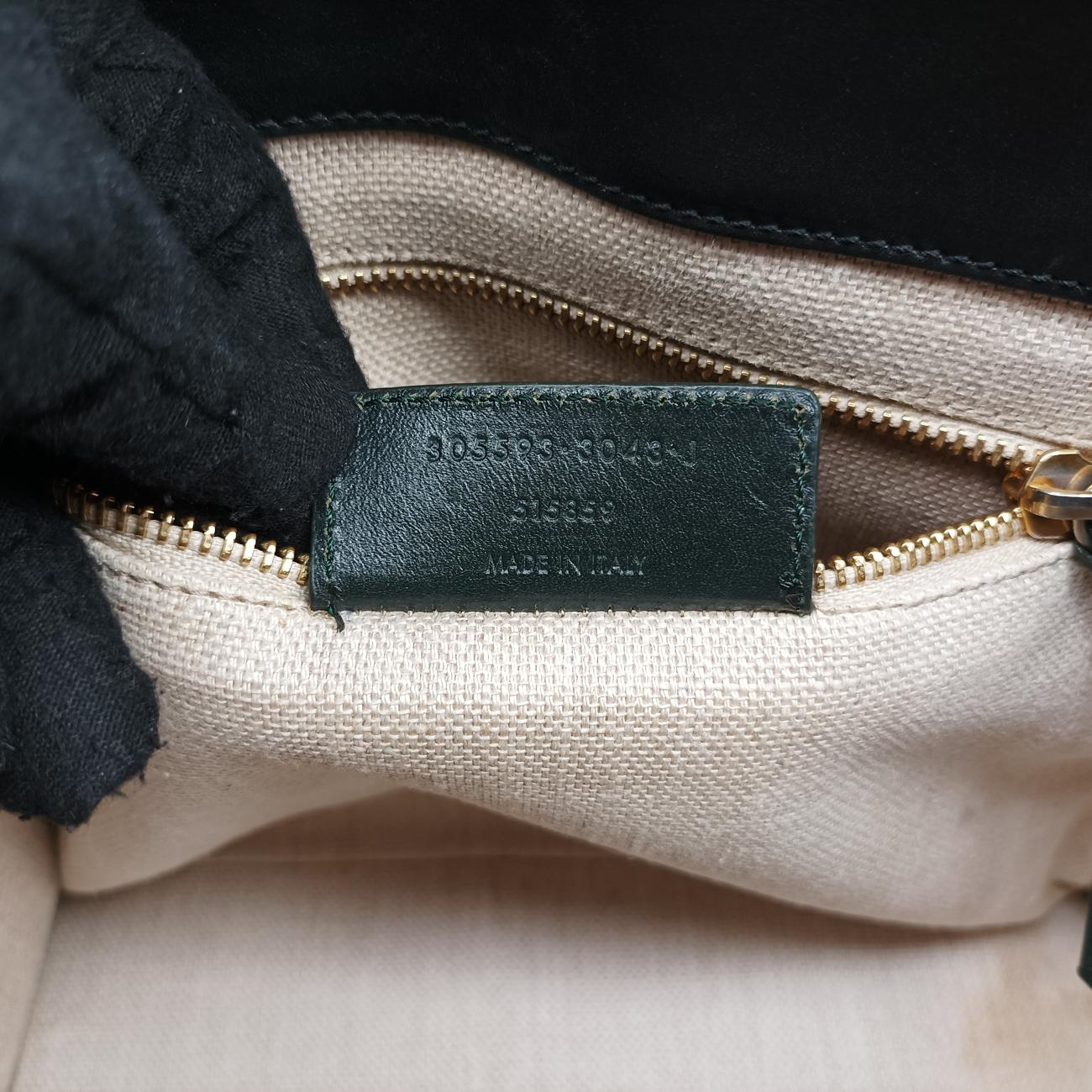 Pre-owned Balenciaga Padlock All Afternoon Green Leather  shoulderbag | stylenewstar