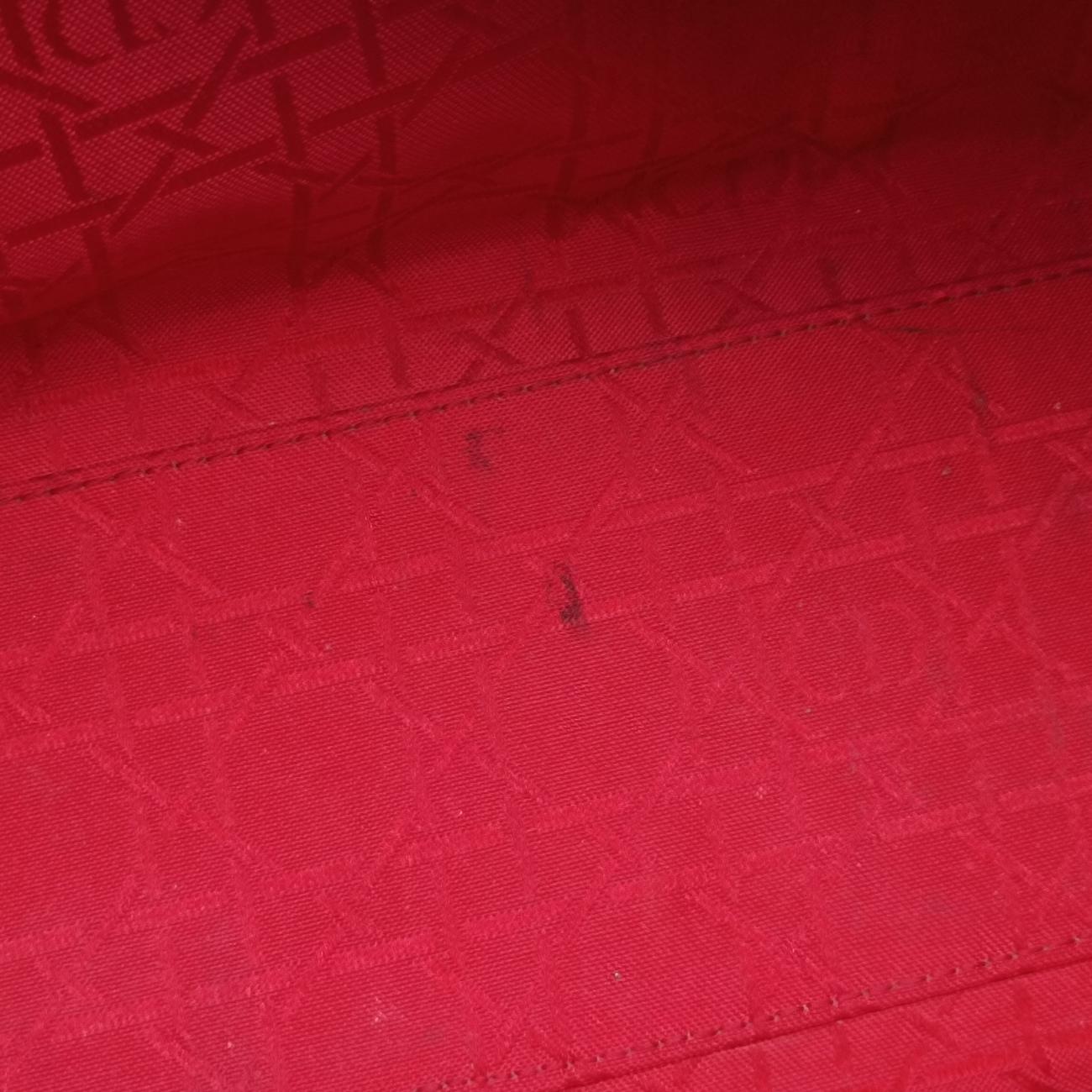 Pre-owned Christian Dior Lady Dior Red Patent  handbag | stylenewstar