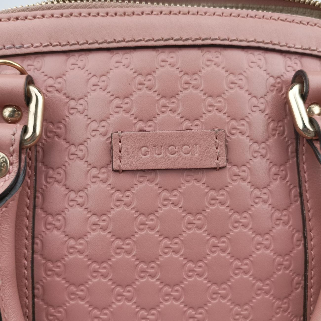 Vintage Gucci Microguccissima Pink Leather 449654 shoulderbag | stylenewstar