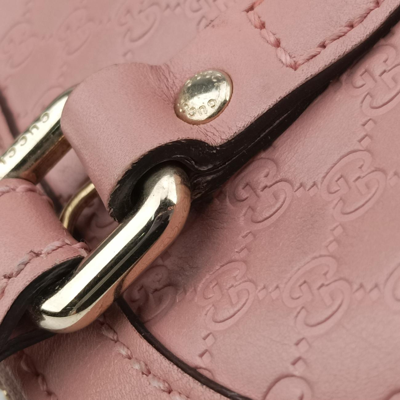 Vintage Gucci Microguccissima Pink Leather 449654 shoulderbag | stylenewstar