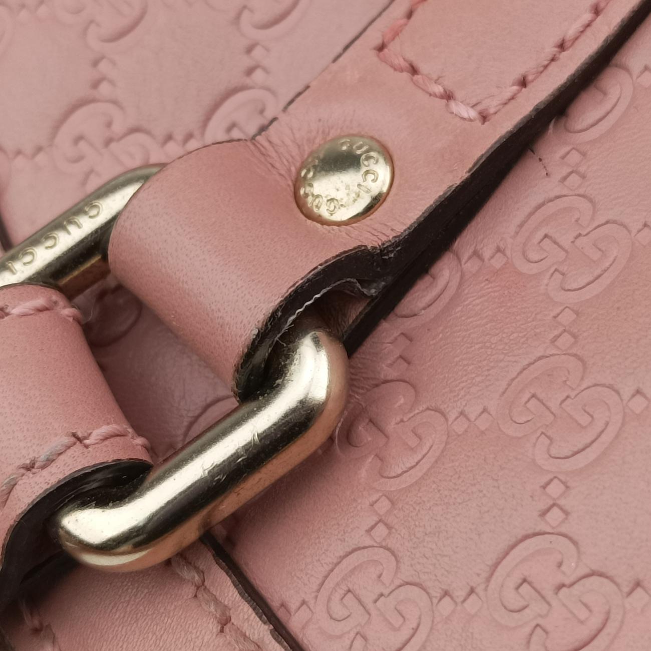 Vintage Gucci Microguccissima Pink Leather 449654 shoulderbag | stylenewstar