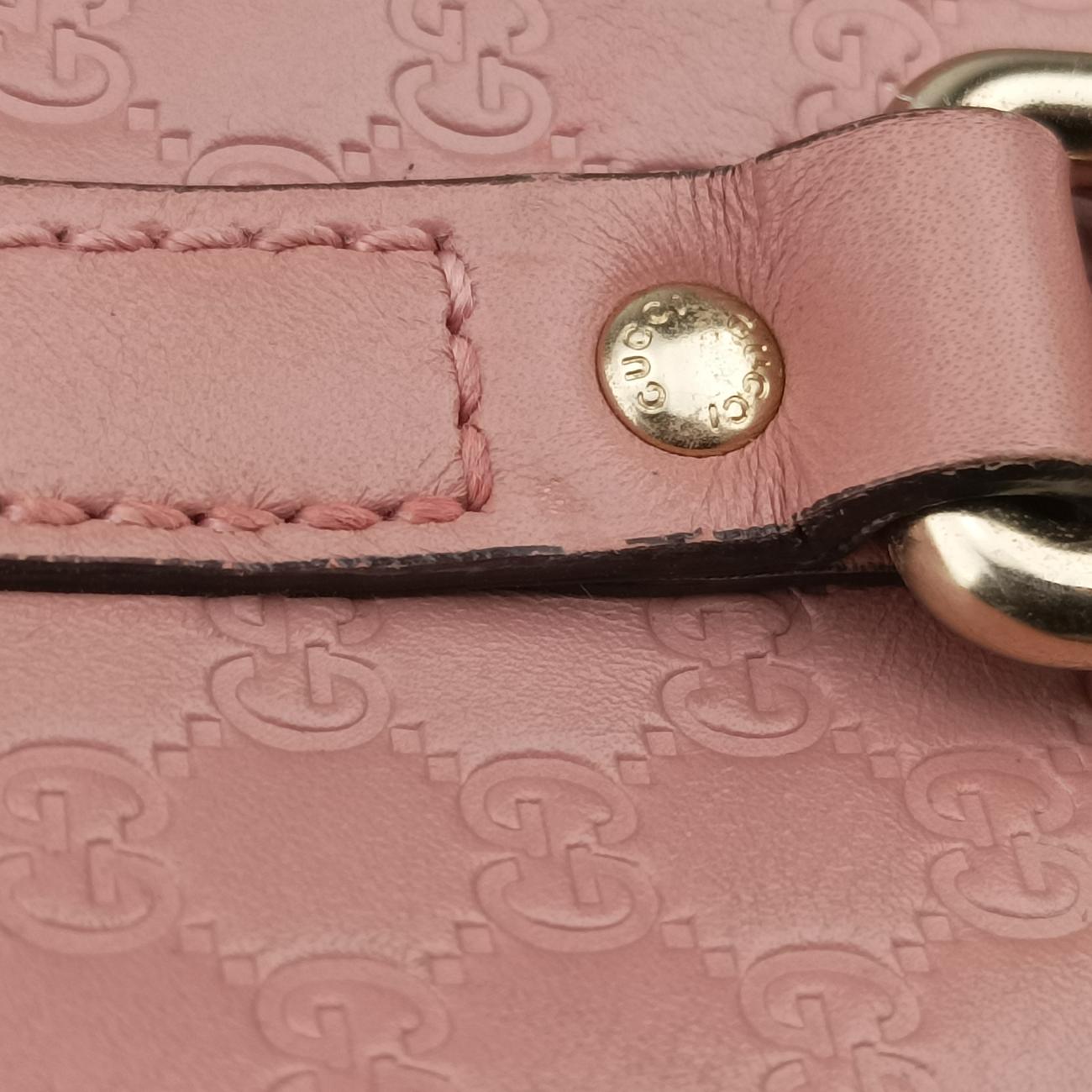 Vintage Gucci Microguccissima Pink Leather 449654 shoulderbag | stylenewstar