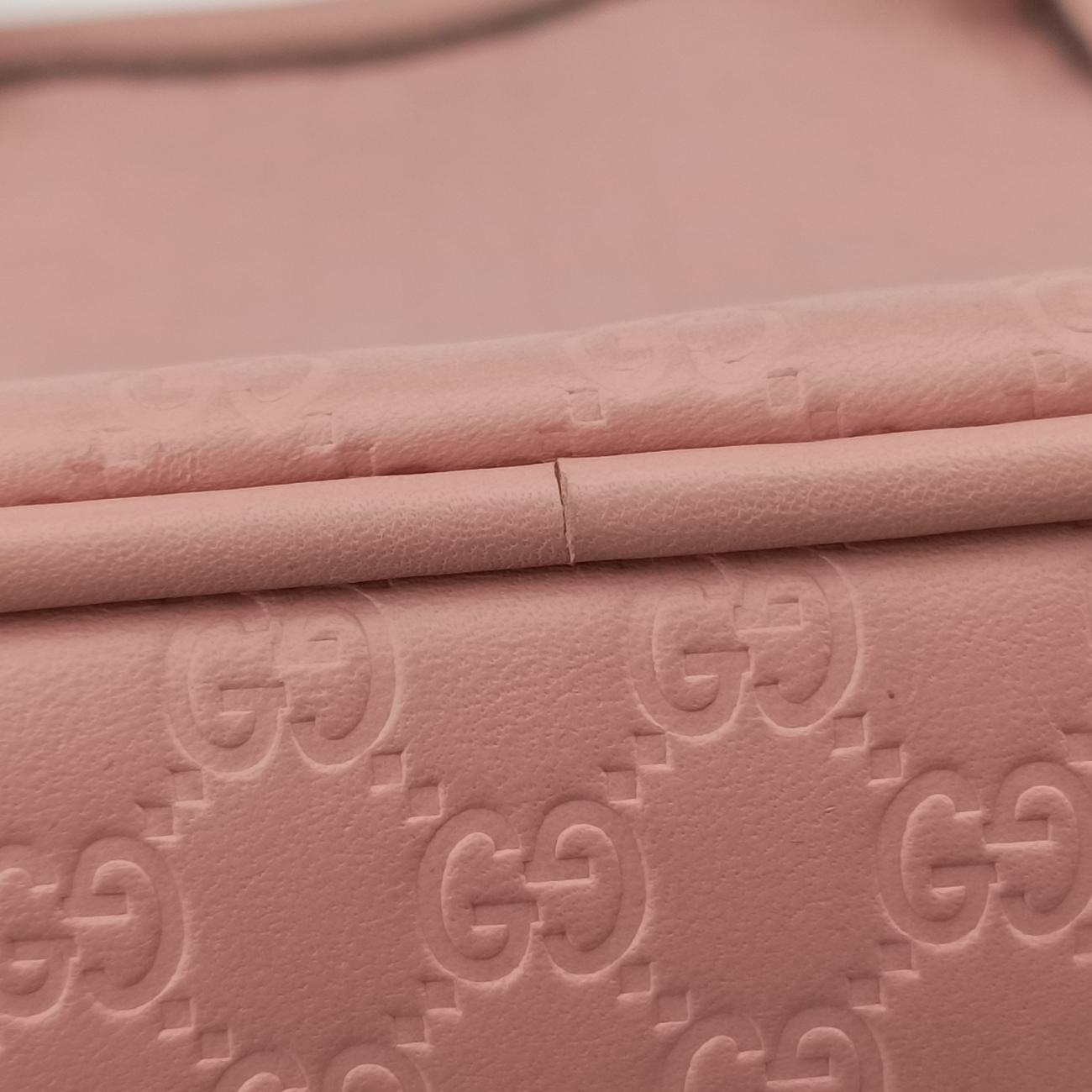 Vintage Gucci Microguccissima Pink Leather 449654 shoulderbag | stylenewstar