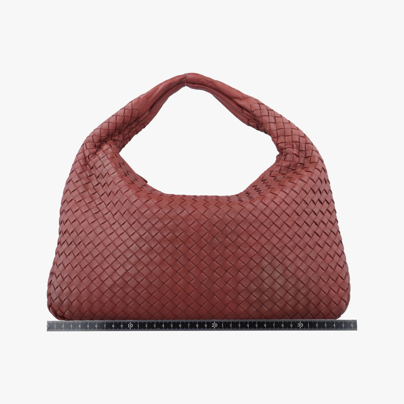 Pre-owned Bottega Veneta Intrecciato Terracotta lambskin  clutchbag | stylenewstar