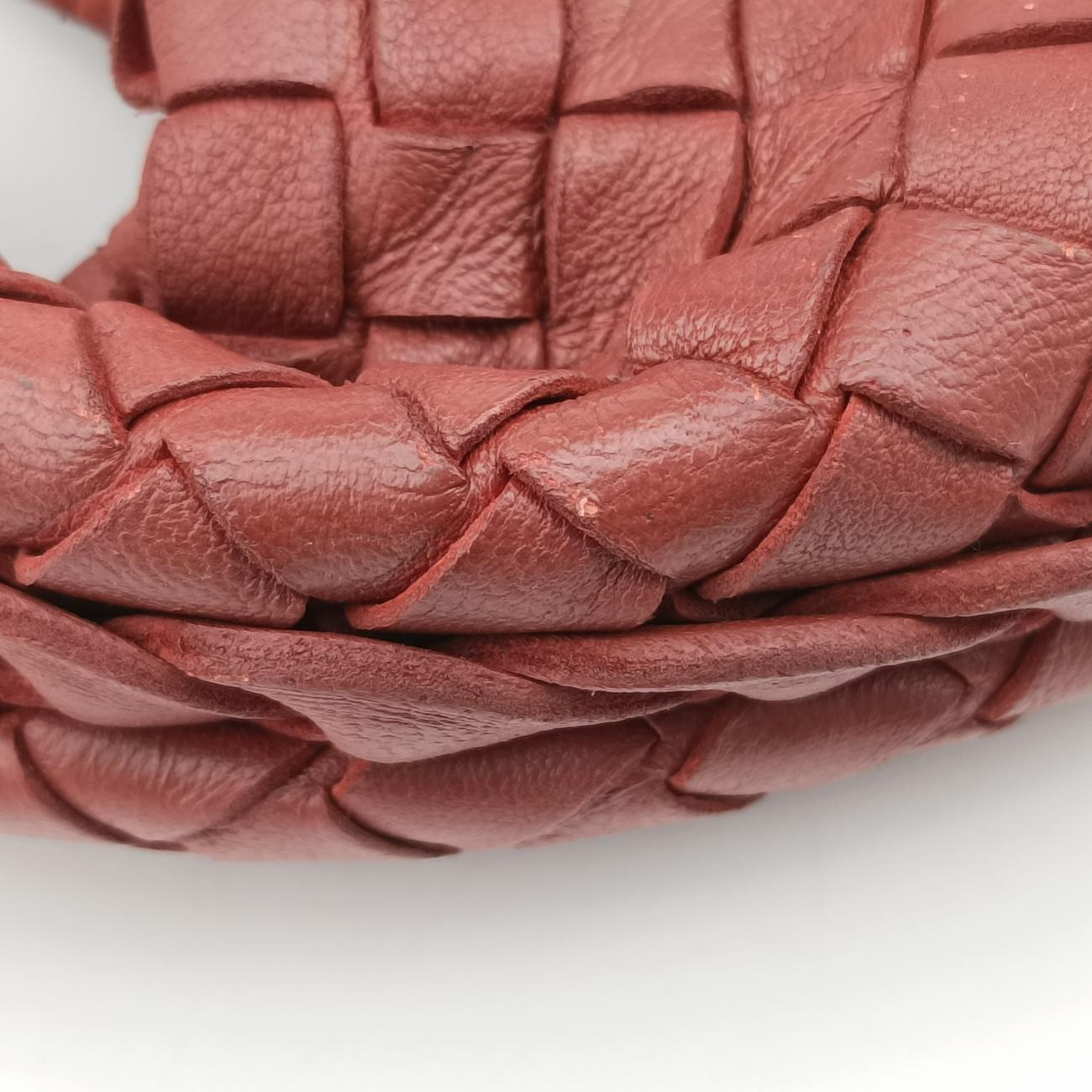 Pre-owned Bottega Veneta Intrecciato Terracotta lambskin  clutchbag | stylenewstar