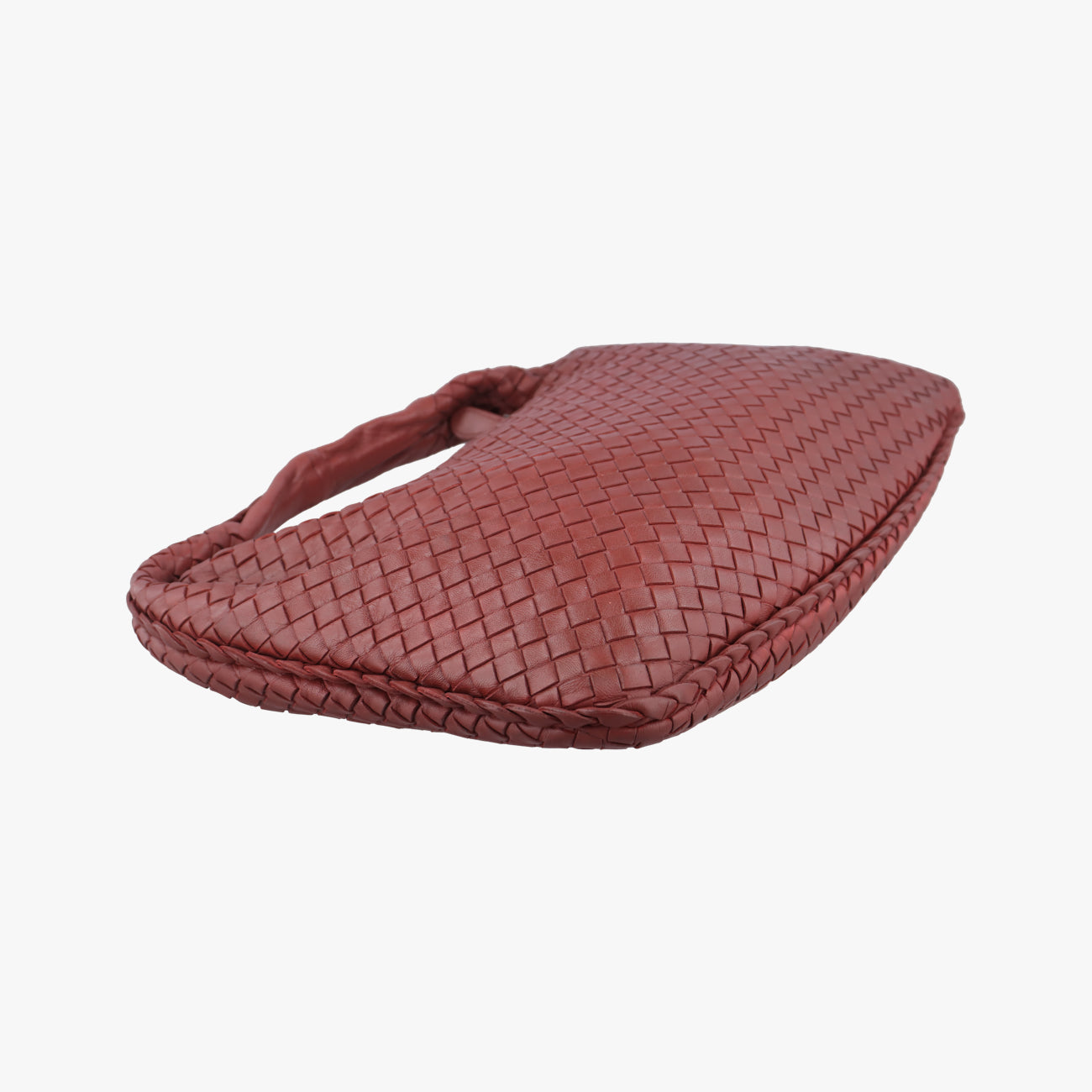 Pre-owned Bottega Veneta Intrecciato Terracotta lambskin  clutchbag | stylenewstar