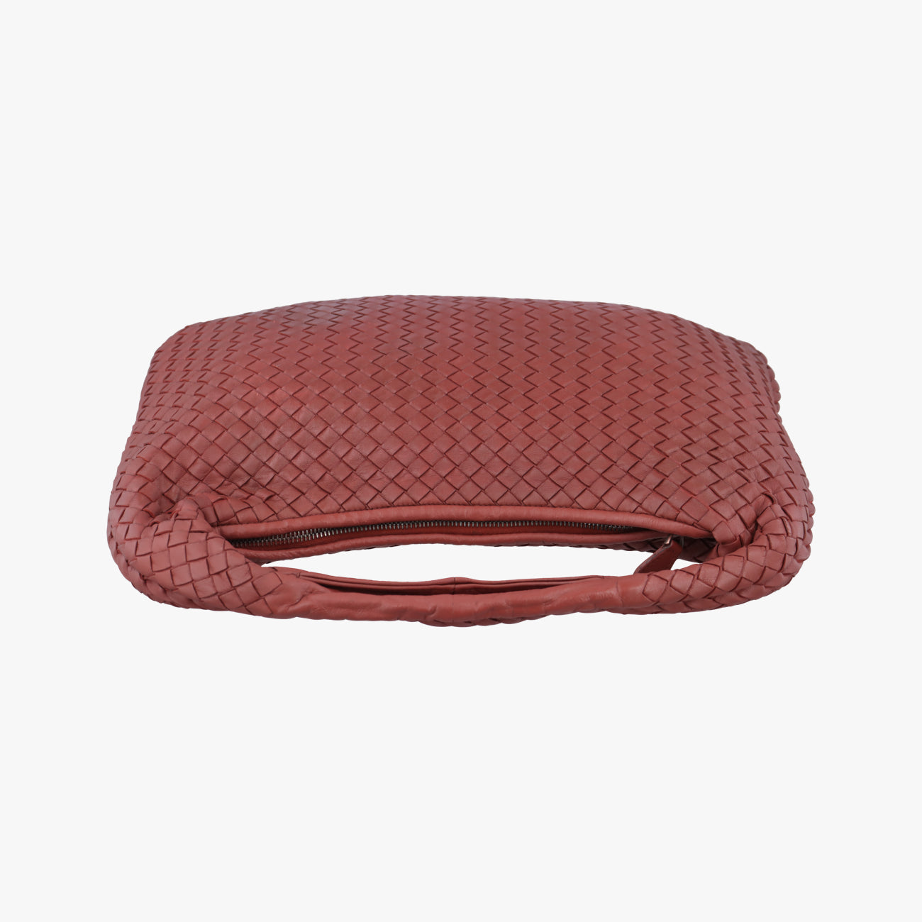 Pre-owned Bottega Veneta Intrecciato Terracotta lambskin  clutchbag | stylenewstar